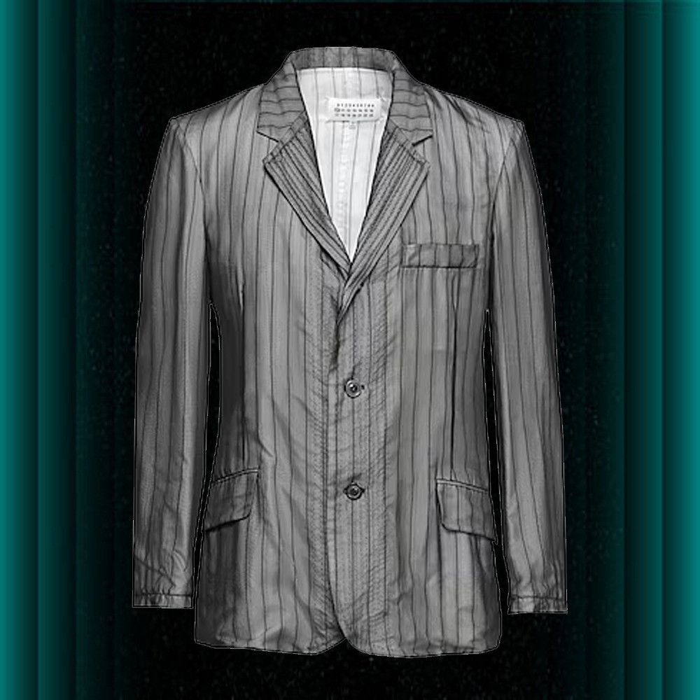 image of Maison Margiela O1Y0224 Blazers In Lead, Men's (Size Small)