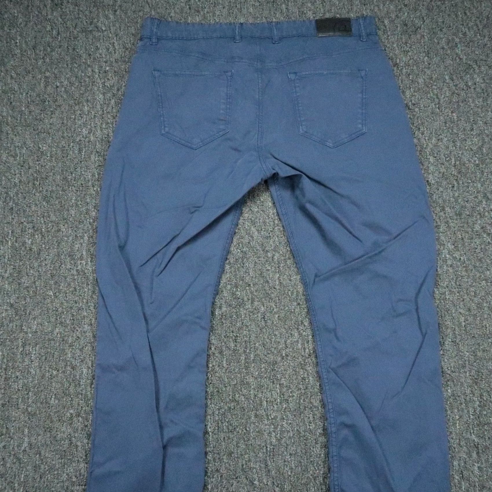 Peter Millar Peter Millar Pants Mens 36x28 Blue Wayfare Chino Stretch 5 Pocket Trouser Size US 36 / EU 52 - 5 Thumbnail