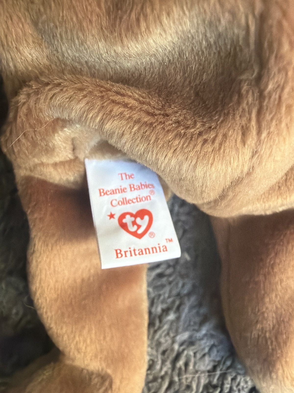 Vintage 1997 Ty Britannia Beanie Baby Size ONE SIZE - 6 Thumbnail