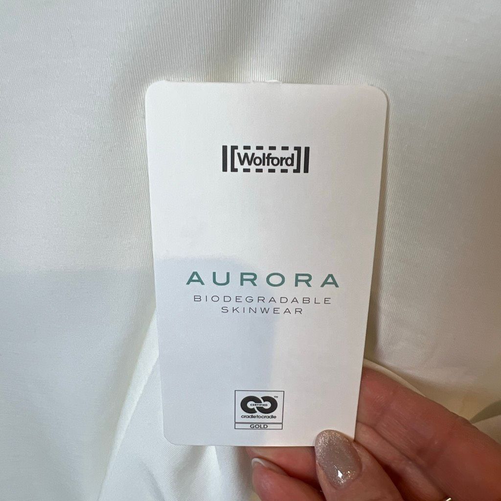 Wolford NWT Wolford Aurora Pure Top White M 52729 Biodegradable Skinwear Cradle to Cradle Gold Certified Size M / US 6-8 / IT 42-44 - 13 Thumbnail