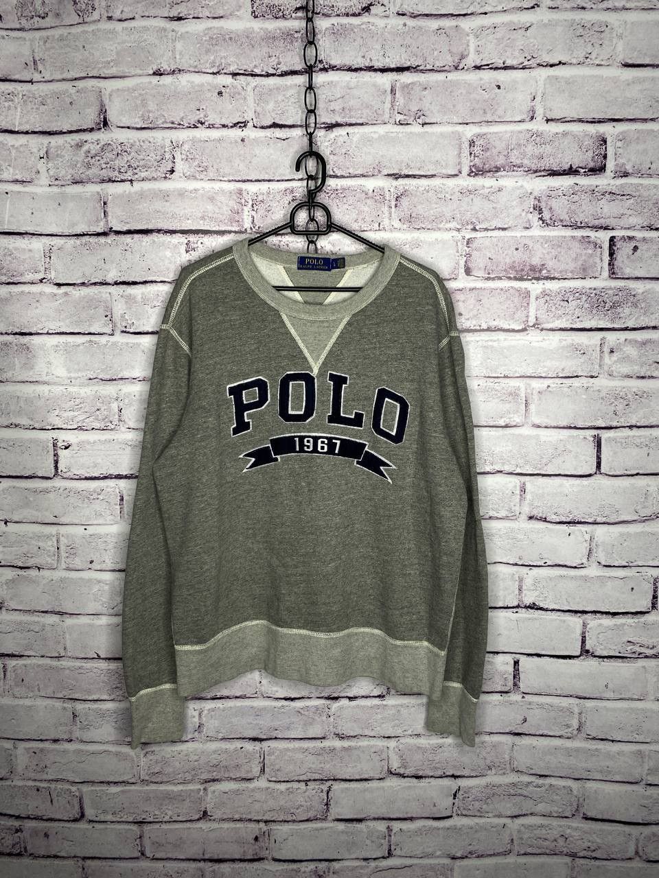 Polo Ralph Lauren Men's Polo Ralph Lauren Big Spell Out Logo Sweatshirt Size US L / EU 52-54 / 3 - 1 Thumbnail