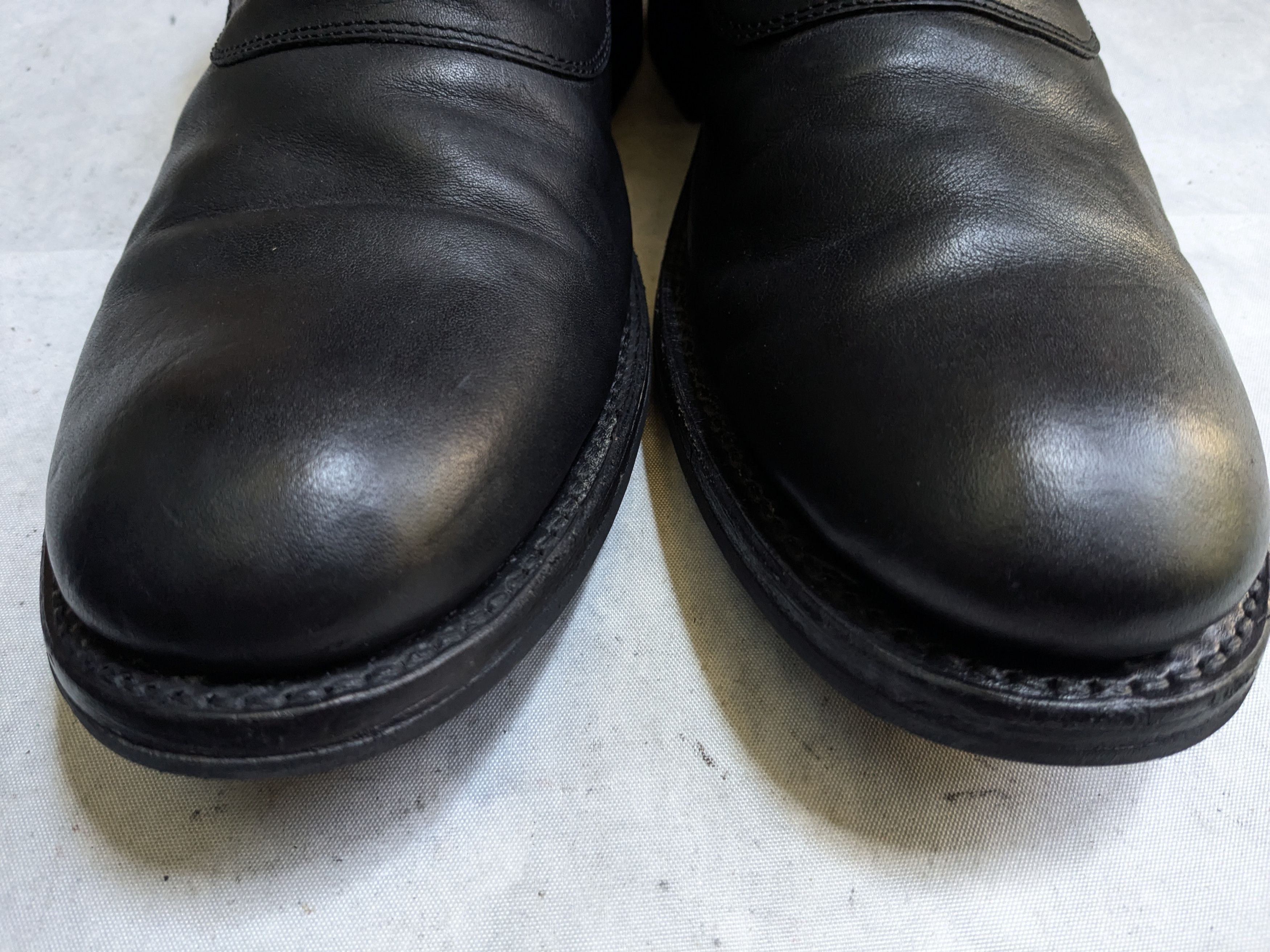 Frye Frye Engineer Boots Black Leather 9.5 D Strap Buckle Size US 9.5 / EU 42-43 - 4 Thumbnail