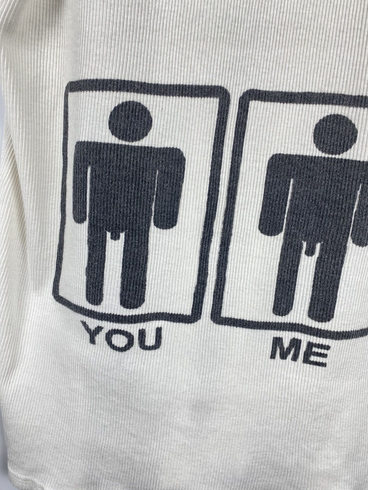 Vintage Humor You Me To Measure Length Tank Top Size US M / EU 48-50 / 2 - 3 Thumbnail