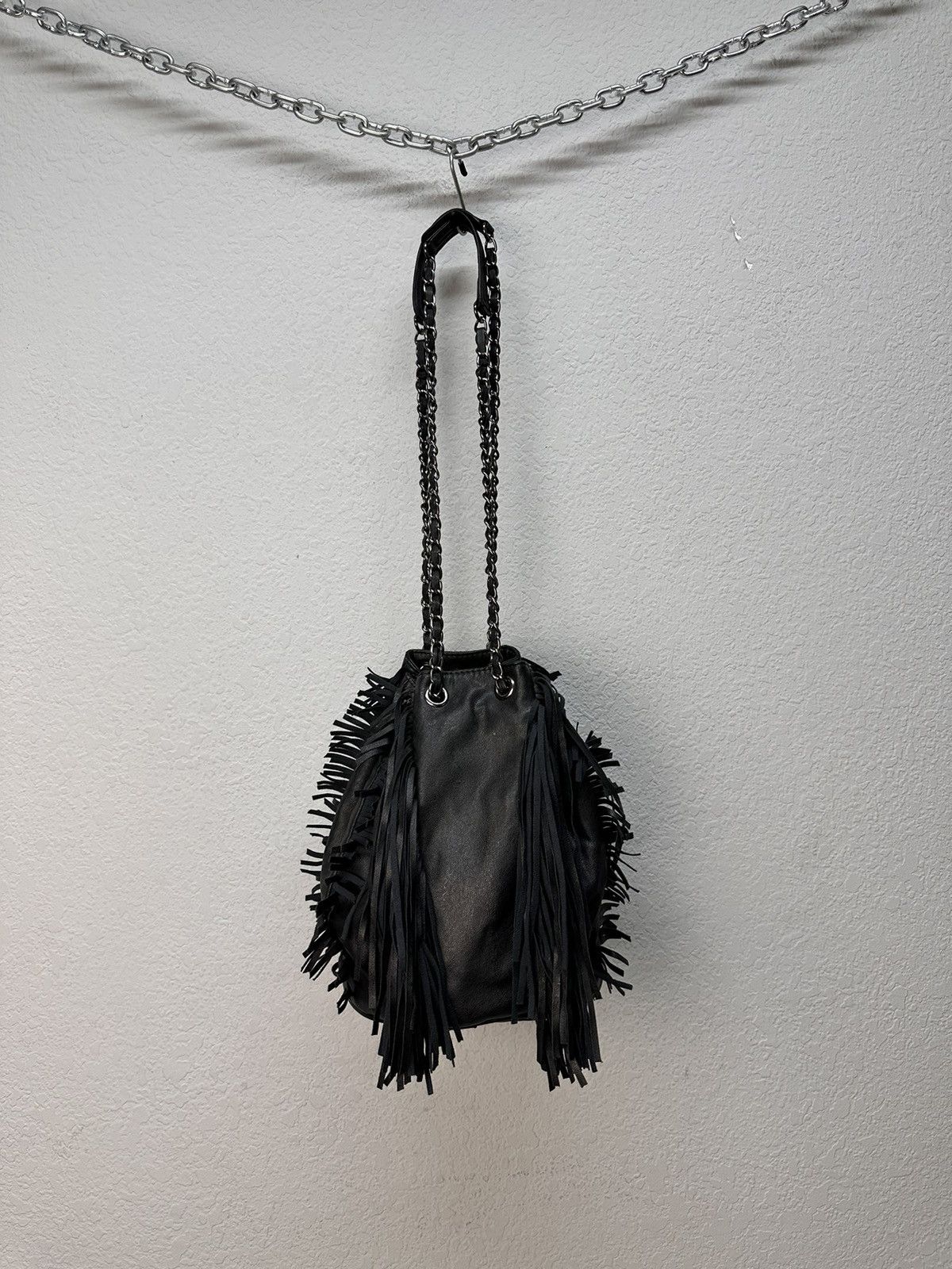 Vintage If Six Was Nine Bag Leather Avantgarde Y2K Margiela