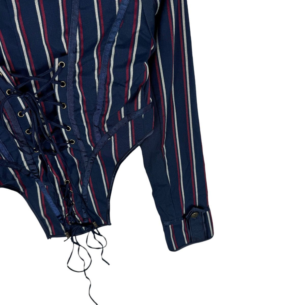 If Six Was Nine ☀️OZZ ONESTE STRIPED ROBE CROPPED JACKET Size S / US 4 / IT 40 - 7 Thumbnail