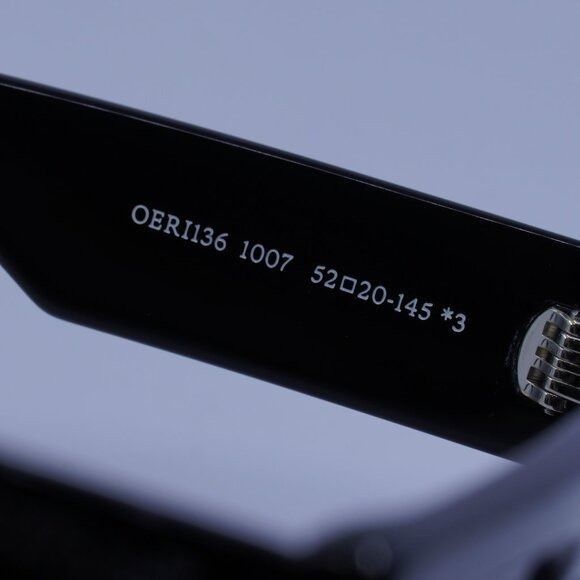 Off-White Off-White OERI136 ONTARIO 1007 Sunglasses Black Frame Size ONE SIZE - 7 Thumbnail
