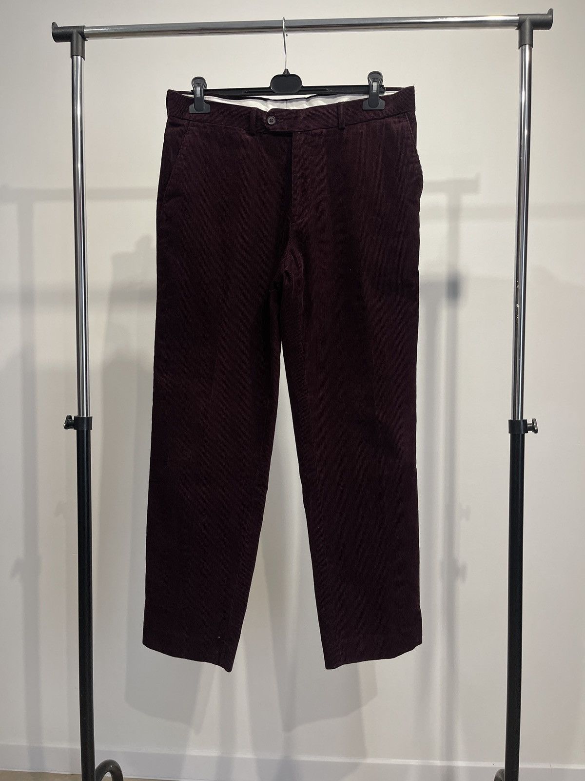 Vintage James pringle corduroy pants vintage burgundy men’s 36W Size US 36 / EU 52 - 1 Thumbnail