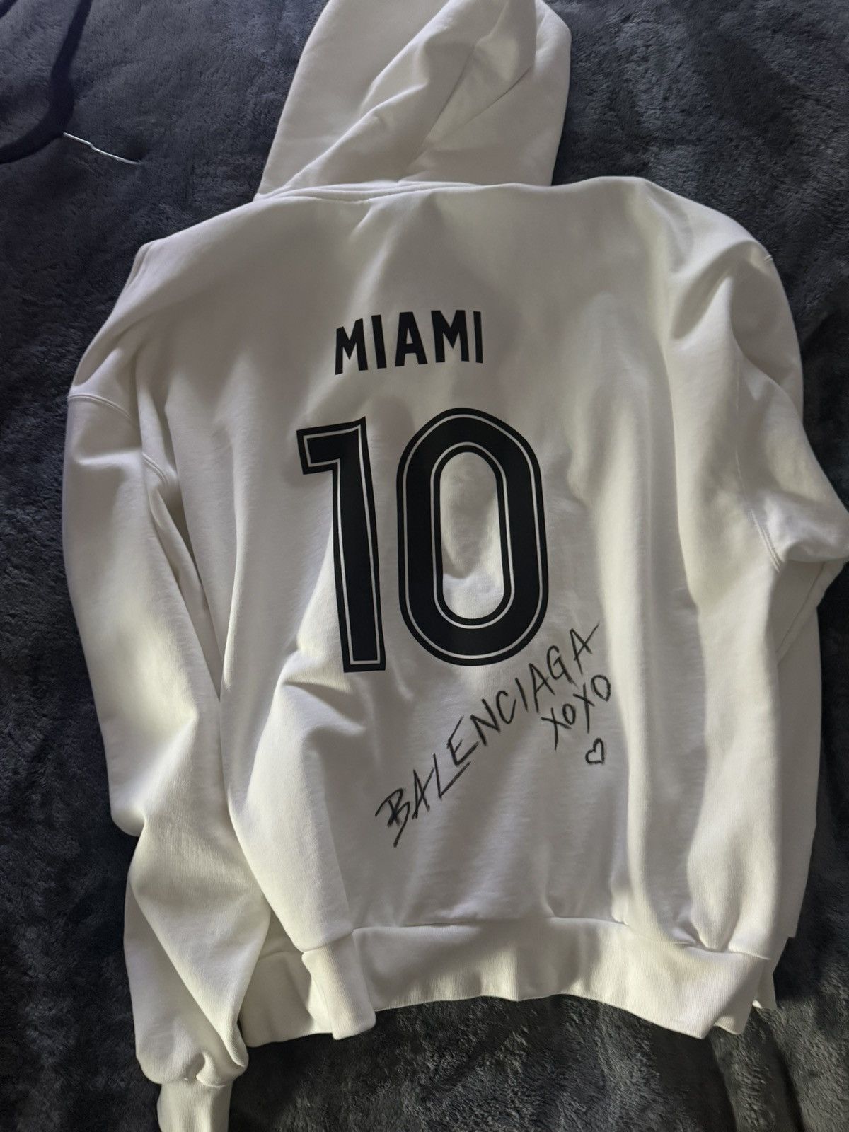 Balenciaga Balenciaga soccer capsule Miami hoodie Size US L / EU 52-54 / 3 - 2 Thumbnail