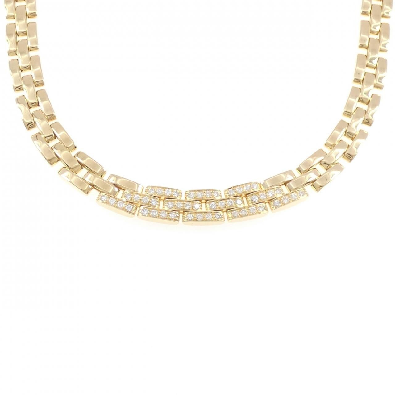 Cartier Cartier Cartier Maillon Panthere Tirana 750 Yellow Gold Diamond Necklace Precious Metal Necklace CRN7001400 DUTY FREE for USA Size ONE SIZE - 1 Thumbnail