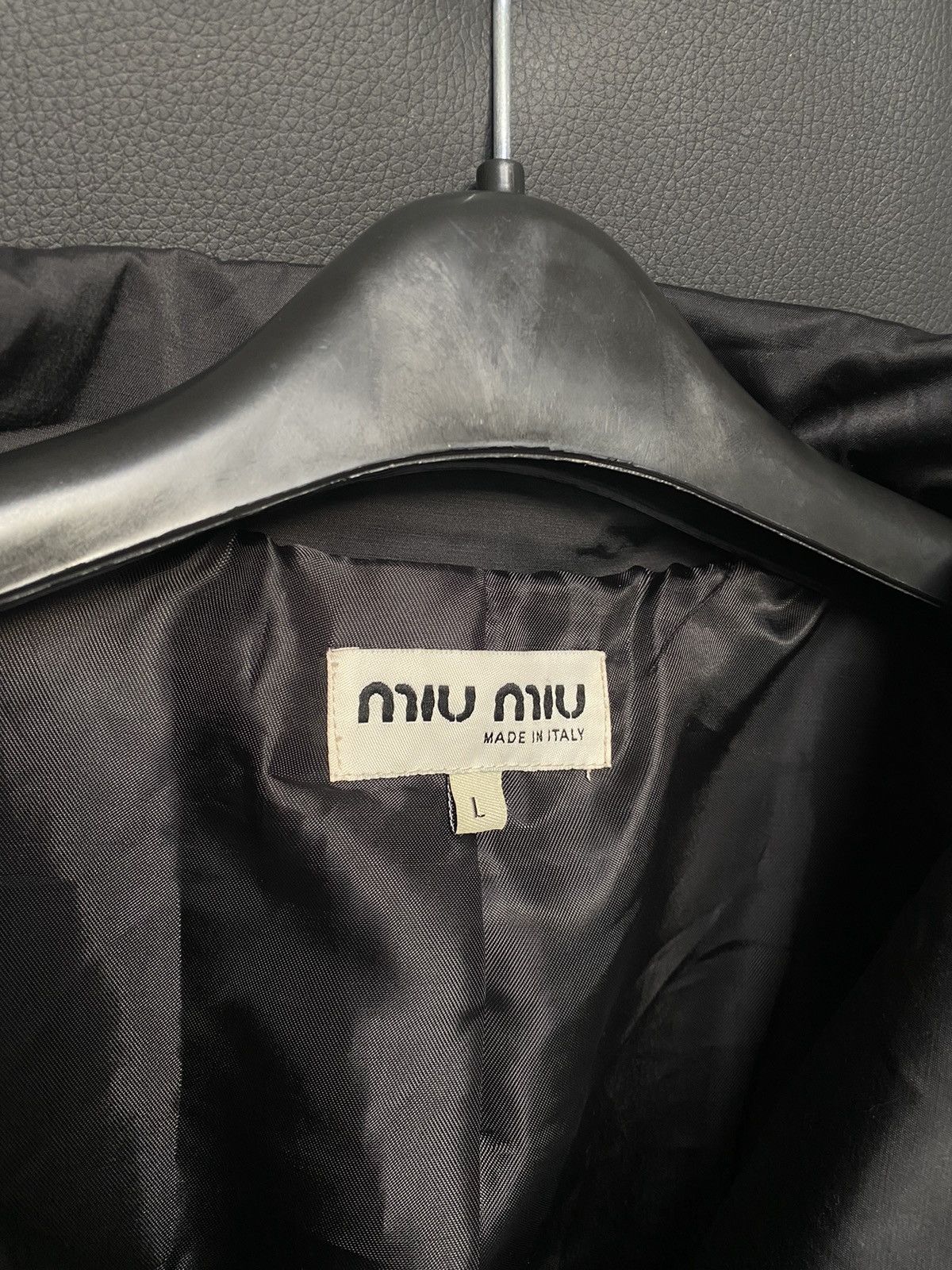Miu Miu × Vintage Miu miu vintage 2000s trench coat jacket embroidered print Size L / US 10 / IT 46 - 5 Thumbnail