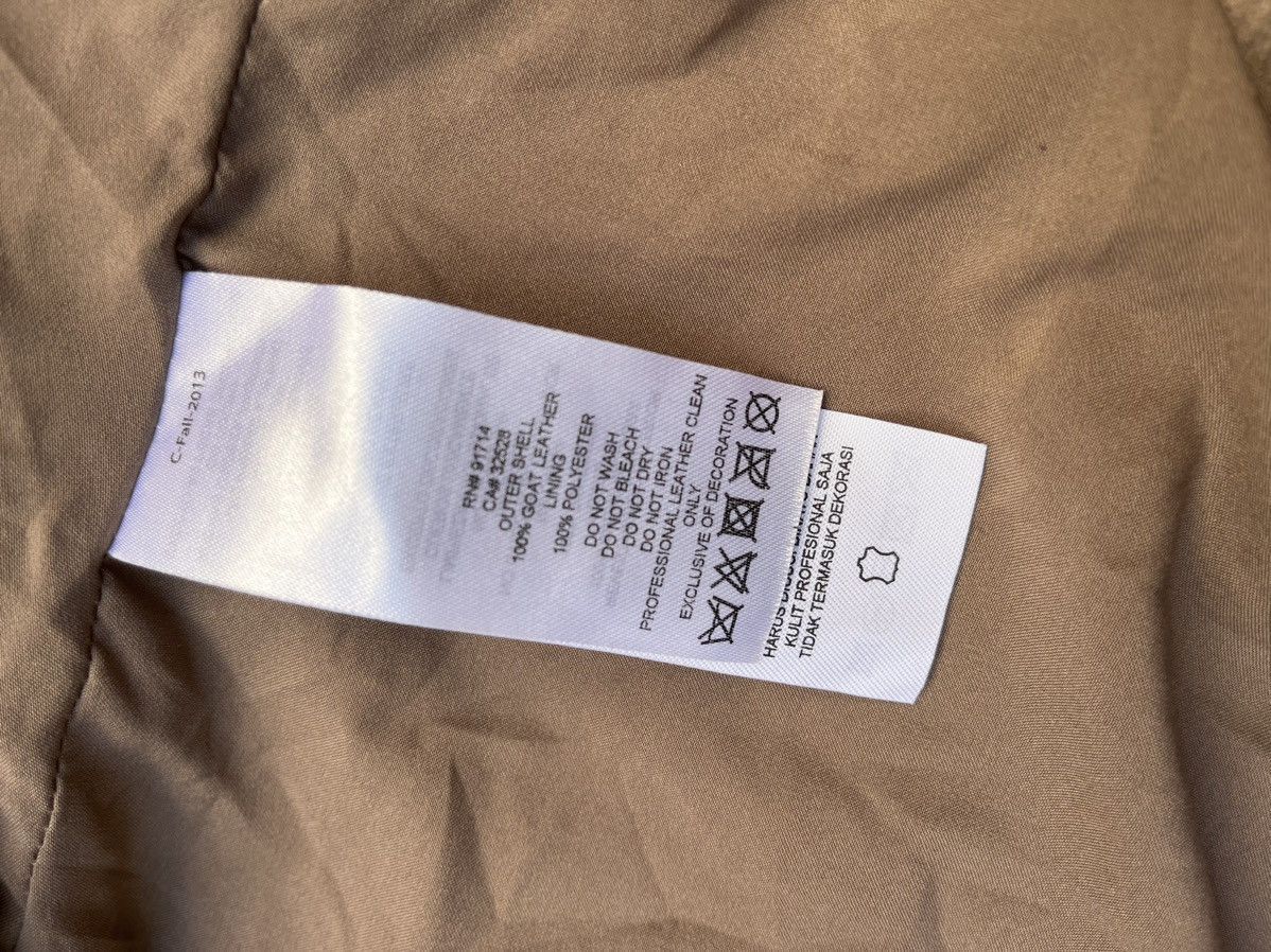 Armani Exchange × Genuine Leather Armani Exchange Goat Leather Multizip Jacket Size S / US 4 / IT 40 - 5 Thumbnail