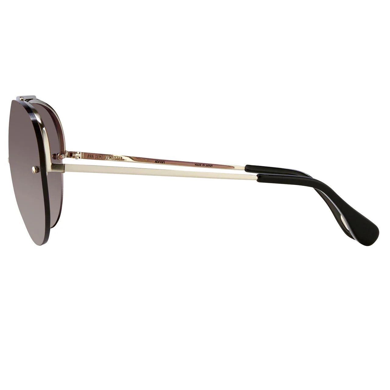 Ann Demeulemeester Ann Demeulemeester Sunglasses White Gold and Gray Size ONE SIZE - 7 Thumbnail