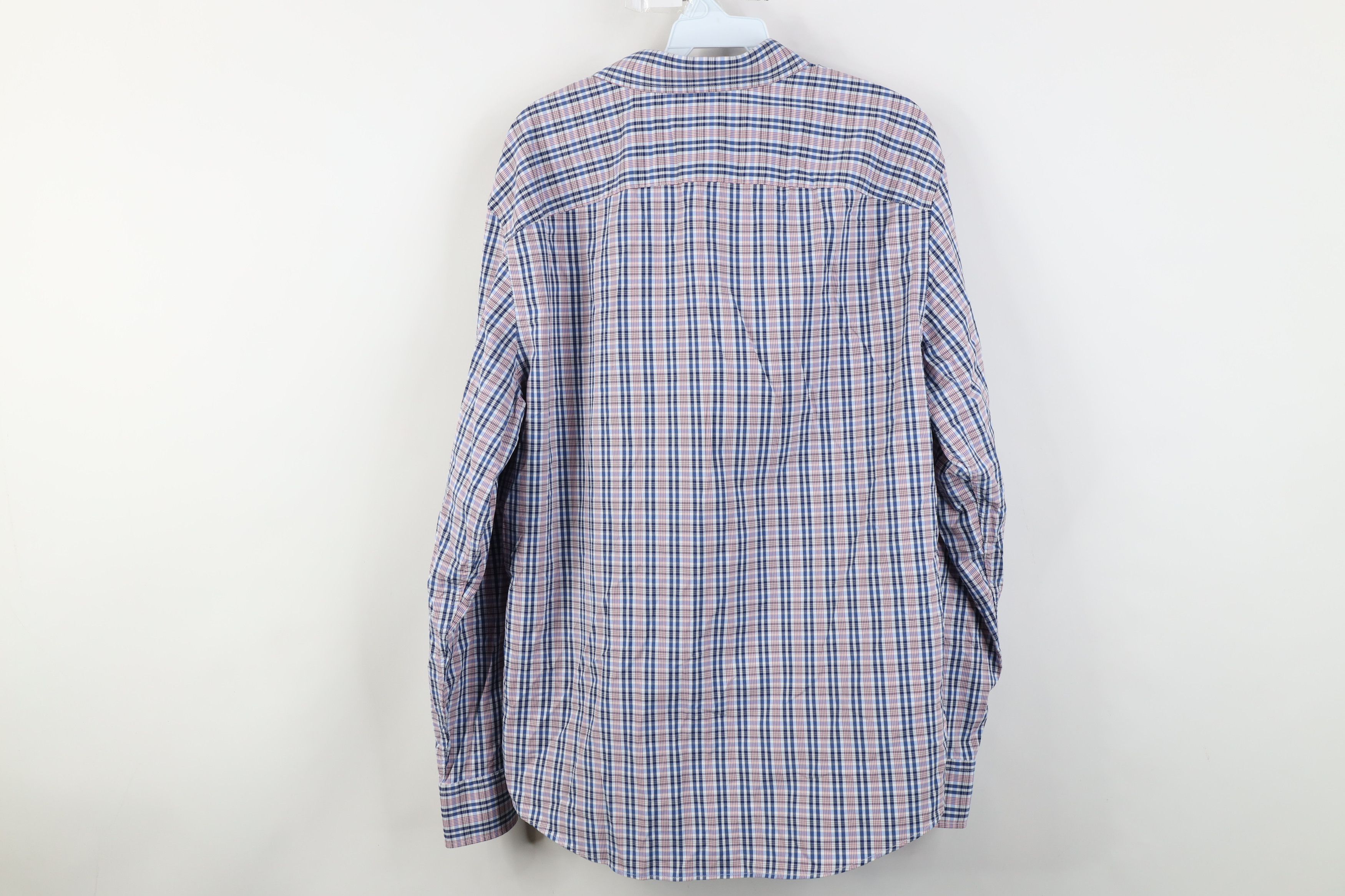 UNTUCKit Untuckit Slim Fit Stretch Collared Button Down Shirt Plaid Size US XL / EU 56 / 4 - 9 Thumbnail