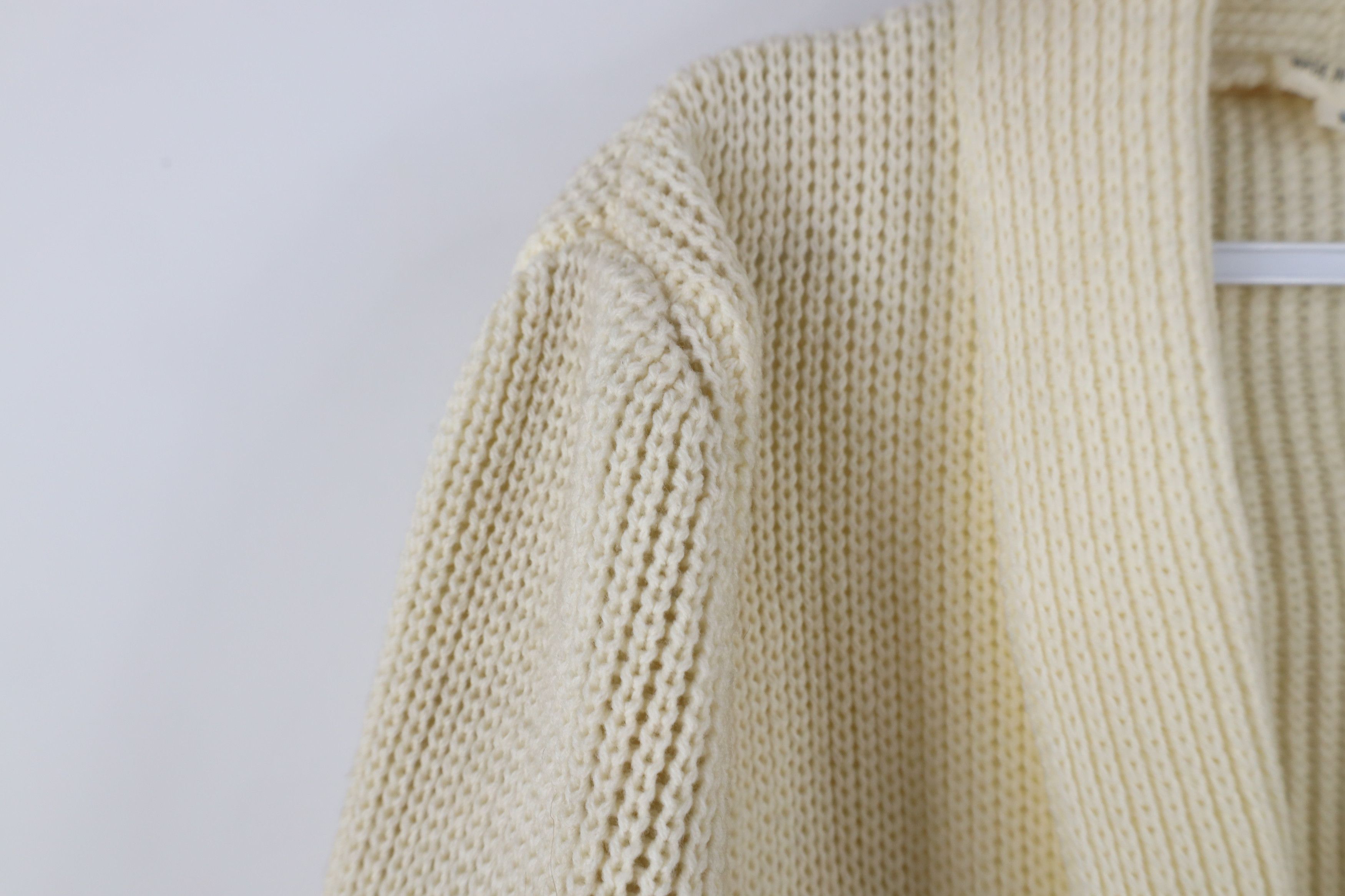 Vintage Vintage 70s Streetwear Breasted Ribbed Knit Cardigan Sweater Size M / US 6-8 / IT 42-44 - 6 Thumbnail
