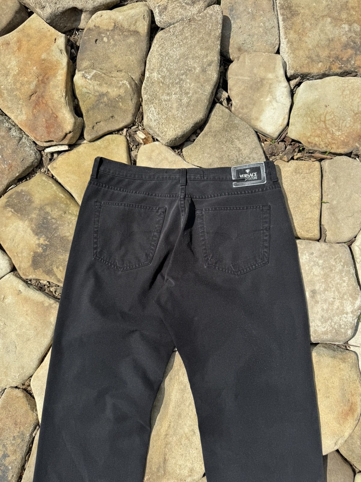 Vintage Vintage Versace Jeans Cuture Viscose Baggy Pants Size US 33 - 3 Thumbnail