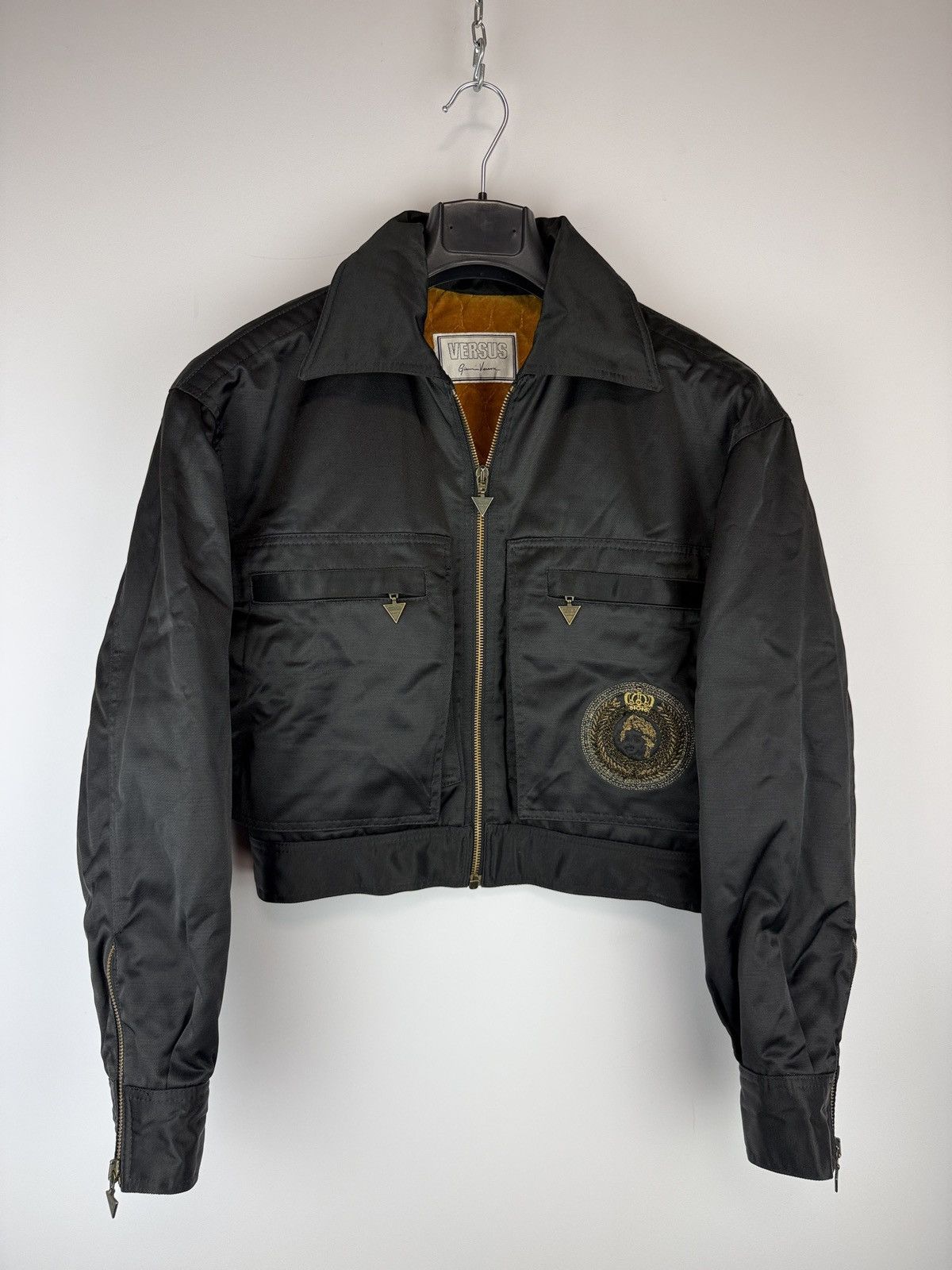 Versus Versace Black Versus Gianni Versace jacket with zip closure Size US S / EU 44-46 / 1 - 1 Thumbnail