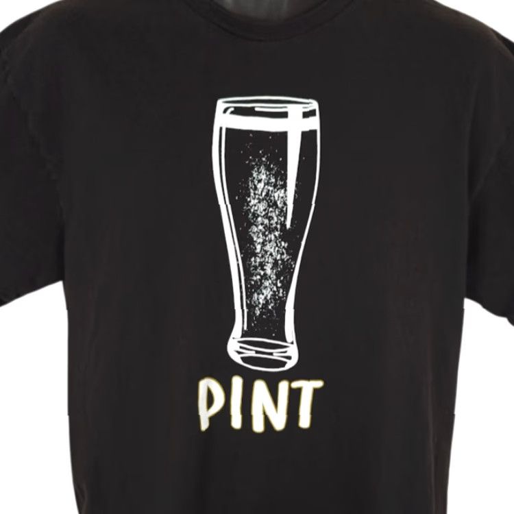 Delta Pint Of Beer T Shirt Mens Large Black Delta Breweriana Shirt Mens Large Black Breweriana Shirt Size US L / EU 52-54 / 3 - 2 Thumbnail