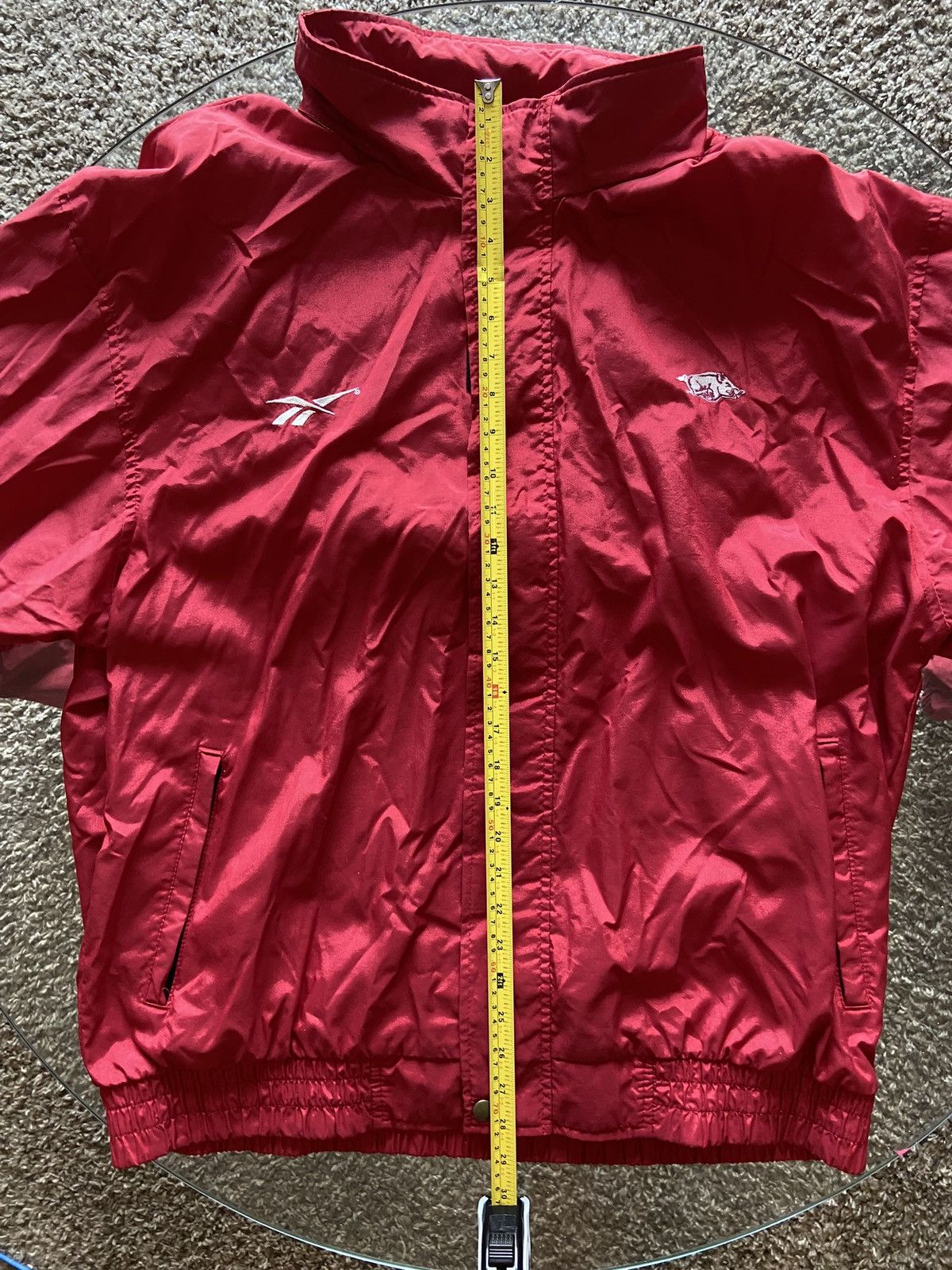 Reebok Vintage Arkansas Razorback University Reebok Wind Breaker Size US XL / EU 56 / 4 - 3 Thumbnail
