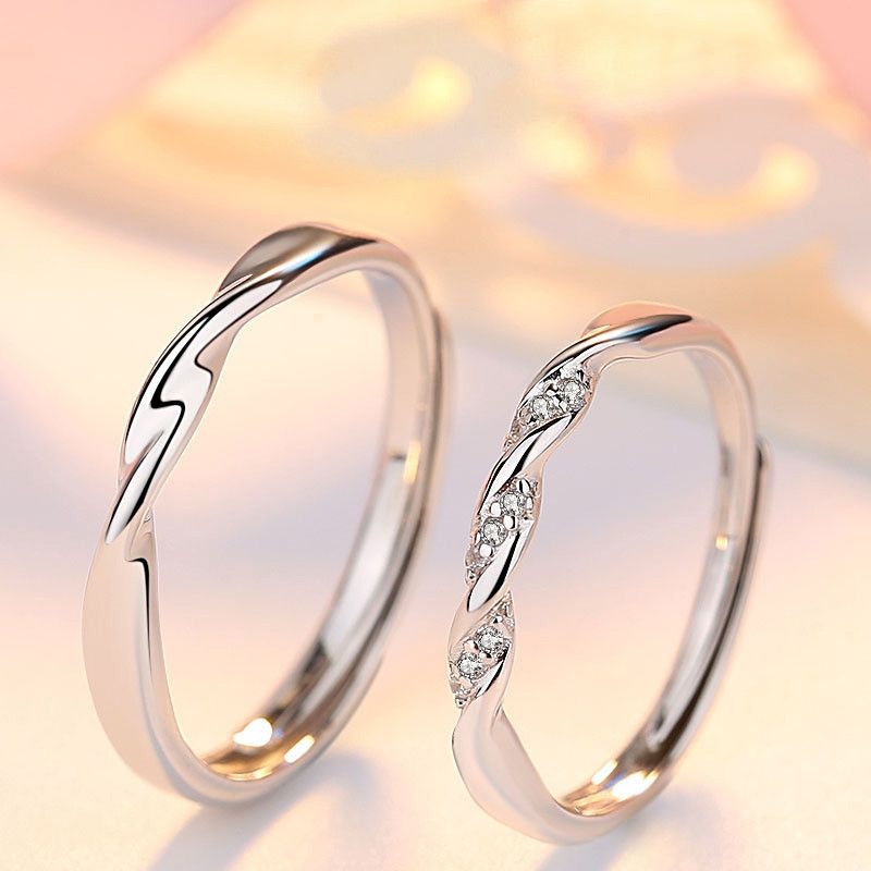 Jewelry Retro Jewelry Rings Open Size Chrome Ring (Size 7-13) Size ONE SIZE - 2 Thumbnail