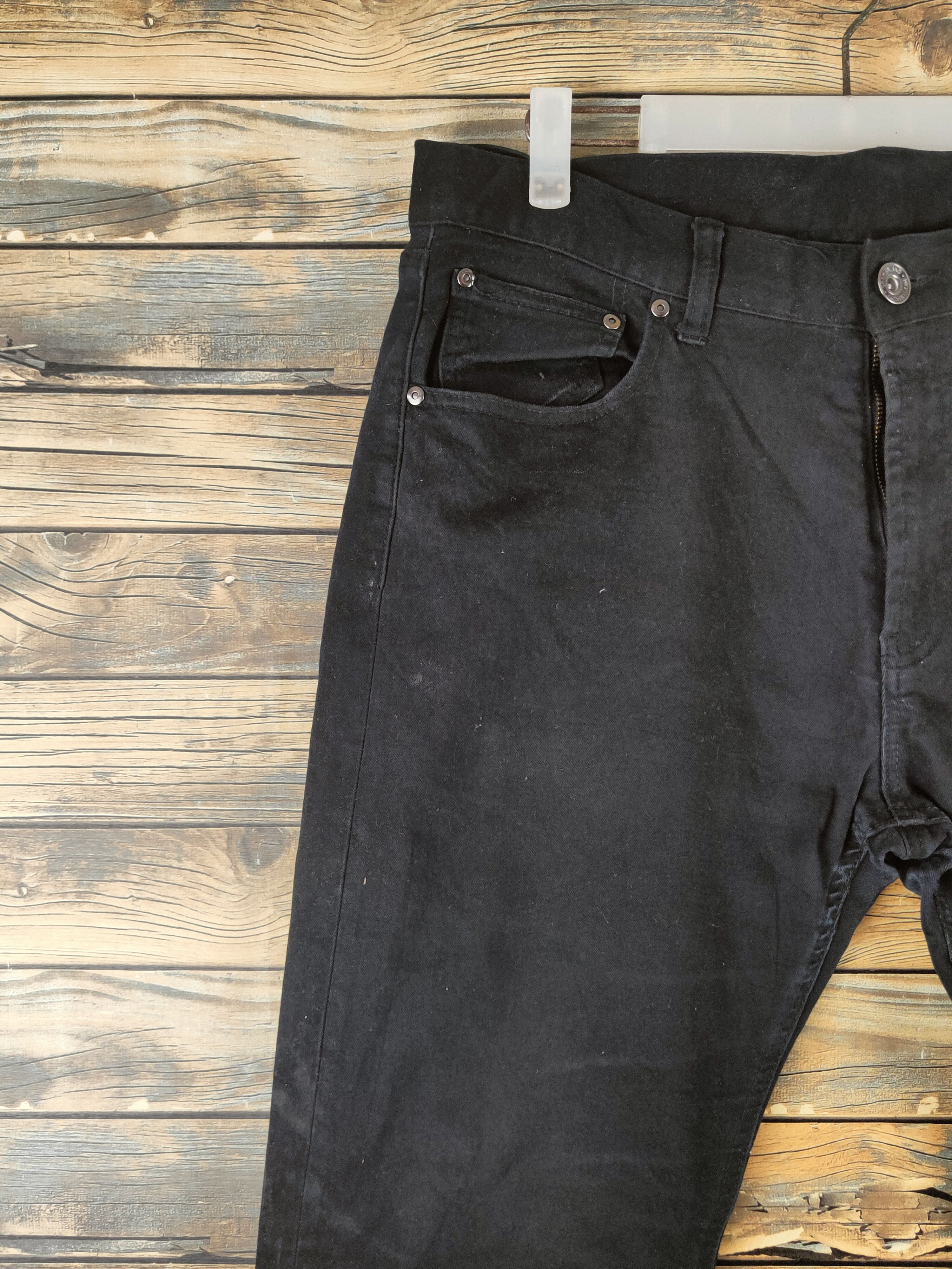 Japanese Brand DL Closshi Black Multipocket Casual Pants #46-303 Size US 34 / EU 50 - 3 Thumbnail