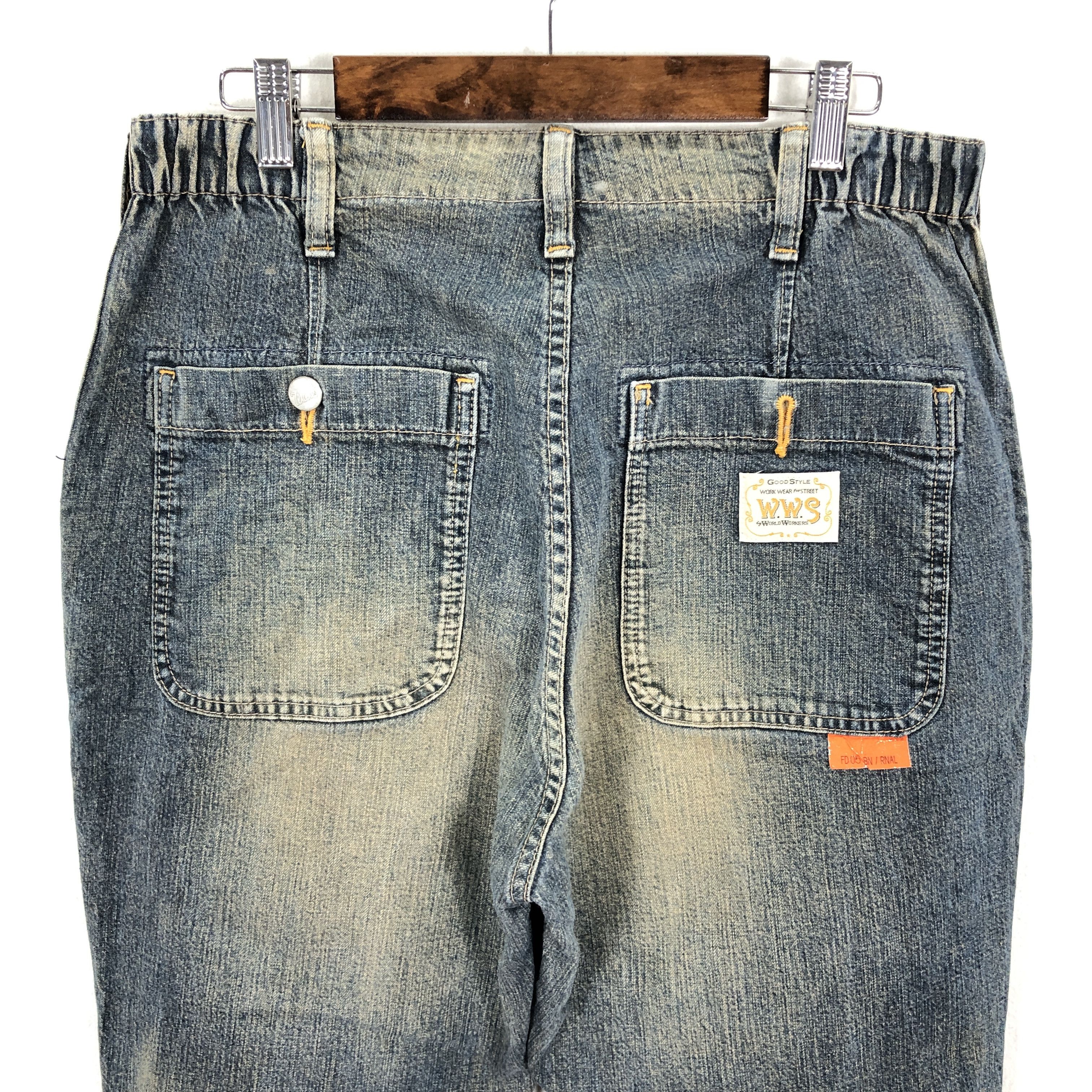 Big John × Vintage Big John WWS Jeans 32 x 30.5 L1308W Size 32" / US 10 / IT 46 - 3 Thumbnail