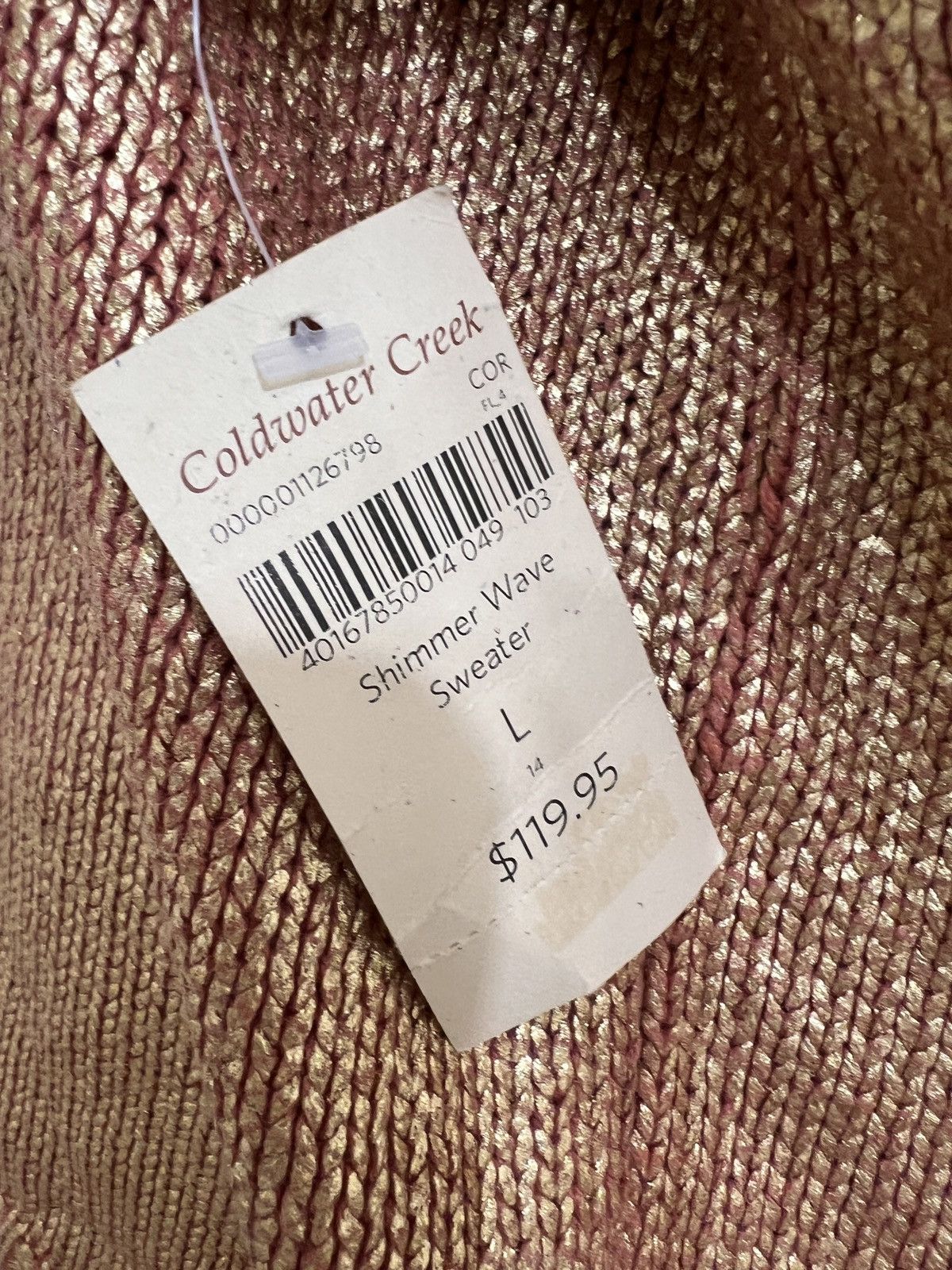 Coldwater Creek Coldwater creek shimmering waver sweater size L Size L / US 10 / IT 46 - 6 Thumbnail