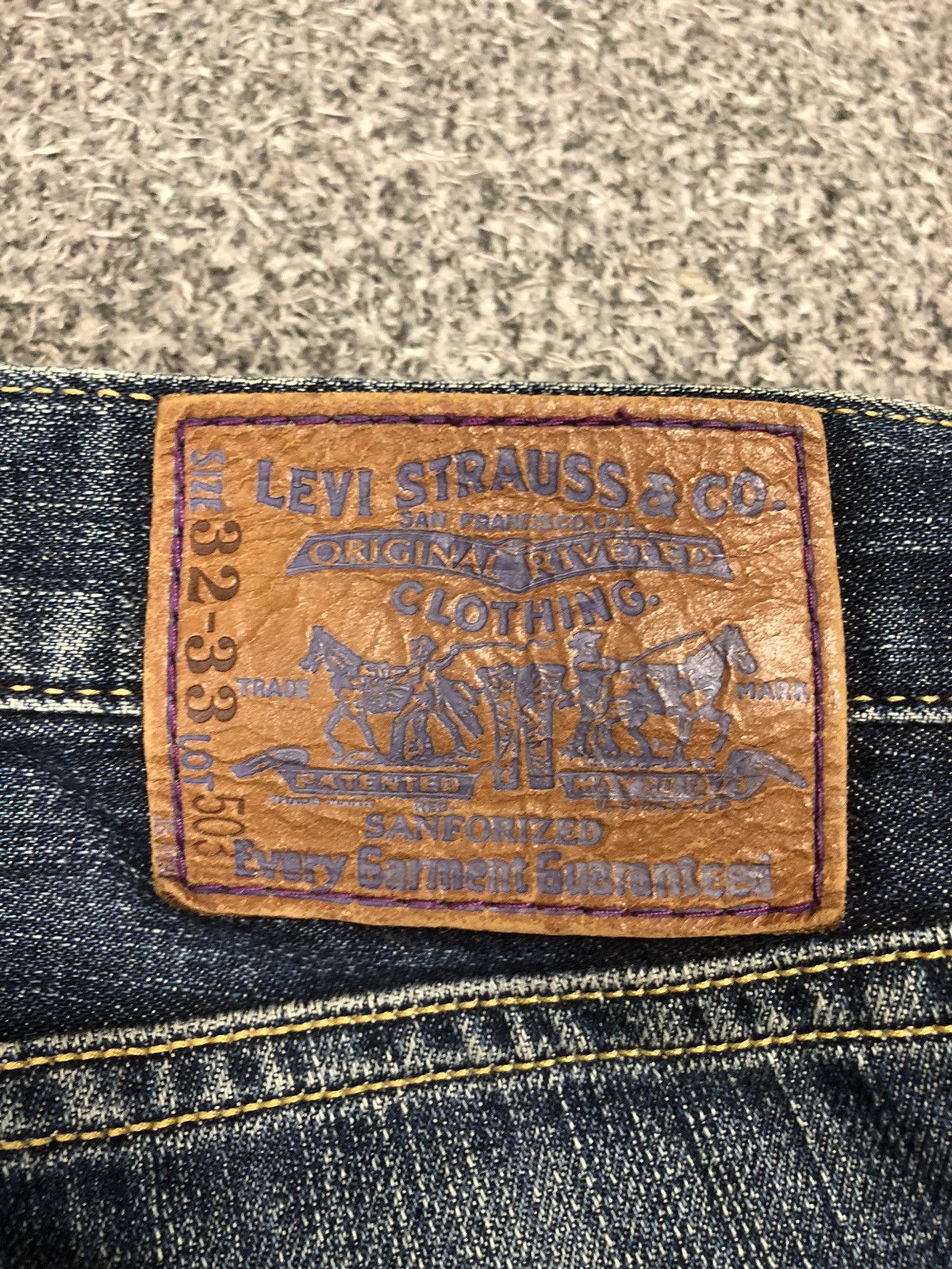 Levi's Vintage Beauty Faded Levis 503 V23 Jeans Size US 34 / EU 50 - 18 Thumbnail