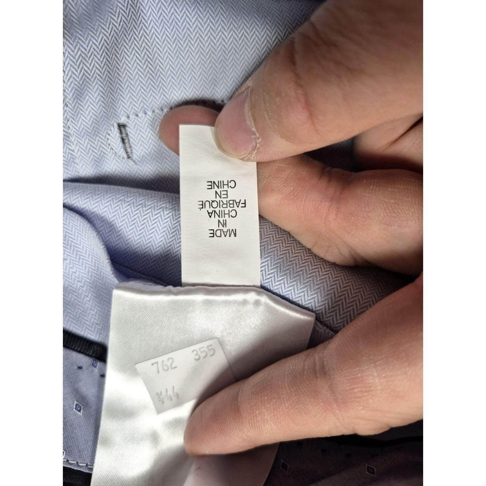 Vintage Hickey Freeman Gray Wool Dress Pants Mens 44x36 Flat Front Unhemmed Size US 44 / EU 60 - 5 Thumbnail