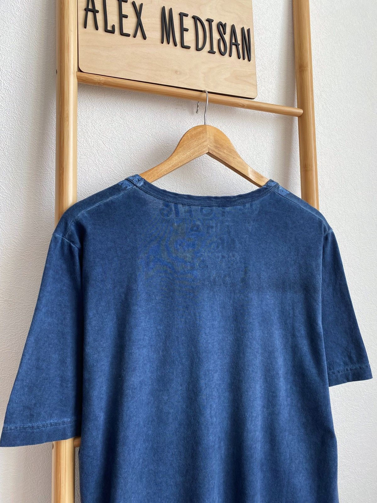 Maison Margiela MAISON MARTIN MARGIELA AIDS garment dyed v- neck t-shirt Size US L / EU 52-54 / 3 - 9 Thumbnail