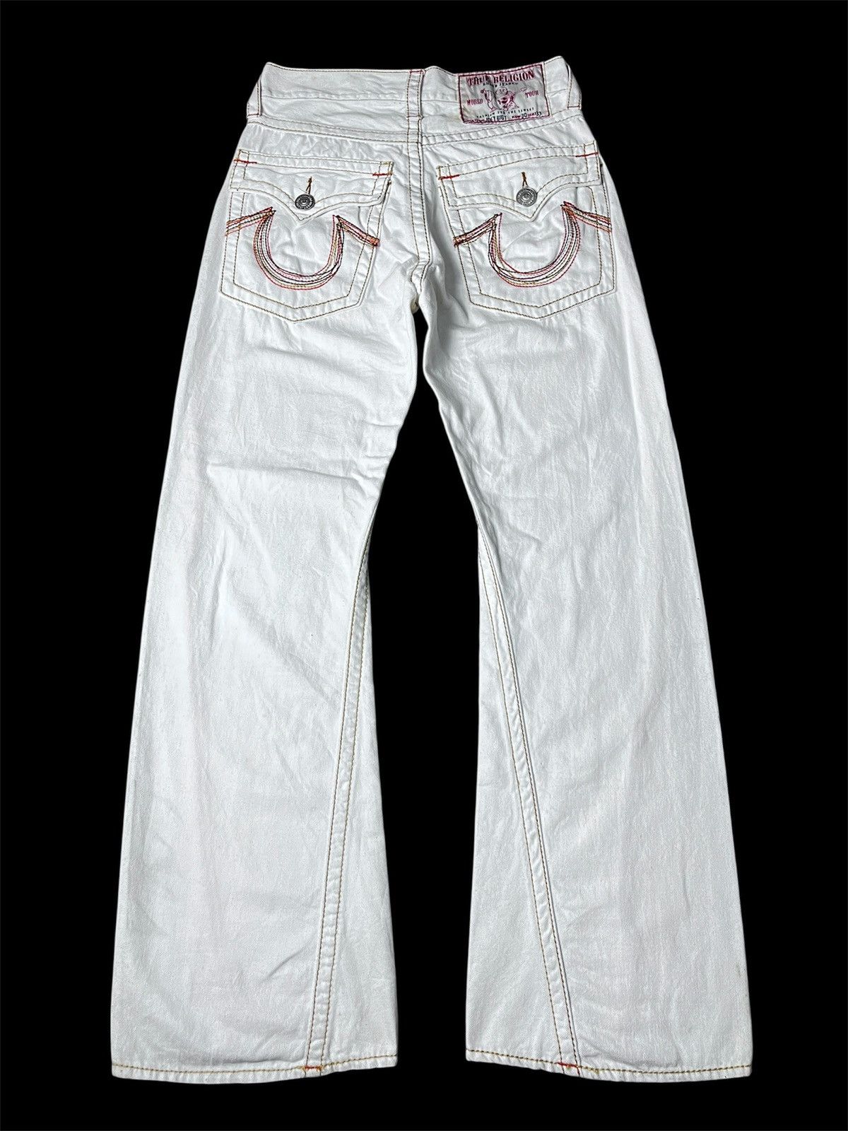 If Six Was Nine VINTAGE SUPER FLARE TRUE RELIGION 90s Size US 30 / EU 46 - 4 Thumbnail