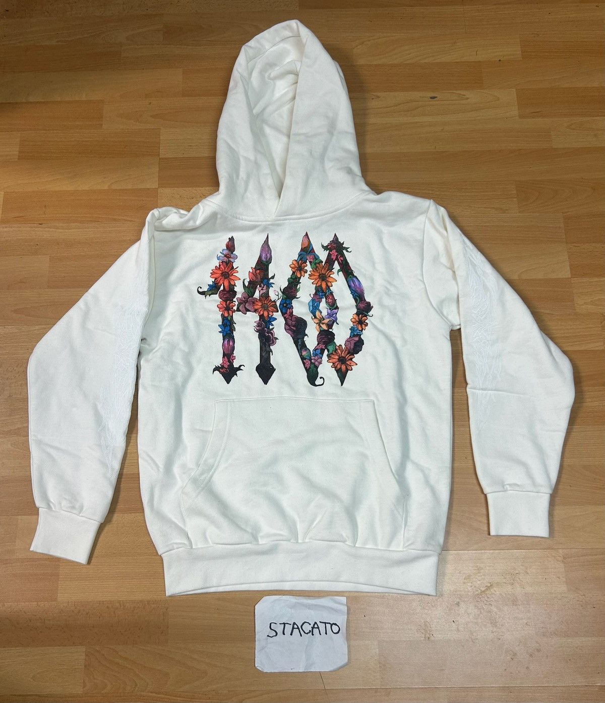 Rap Tees × Trippie Redd Trippie Redd 1400 Take Me Away Tour Hoodie White Size US S / EU 44-46 / 1 - 1 Thumbnail