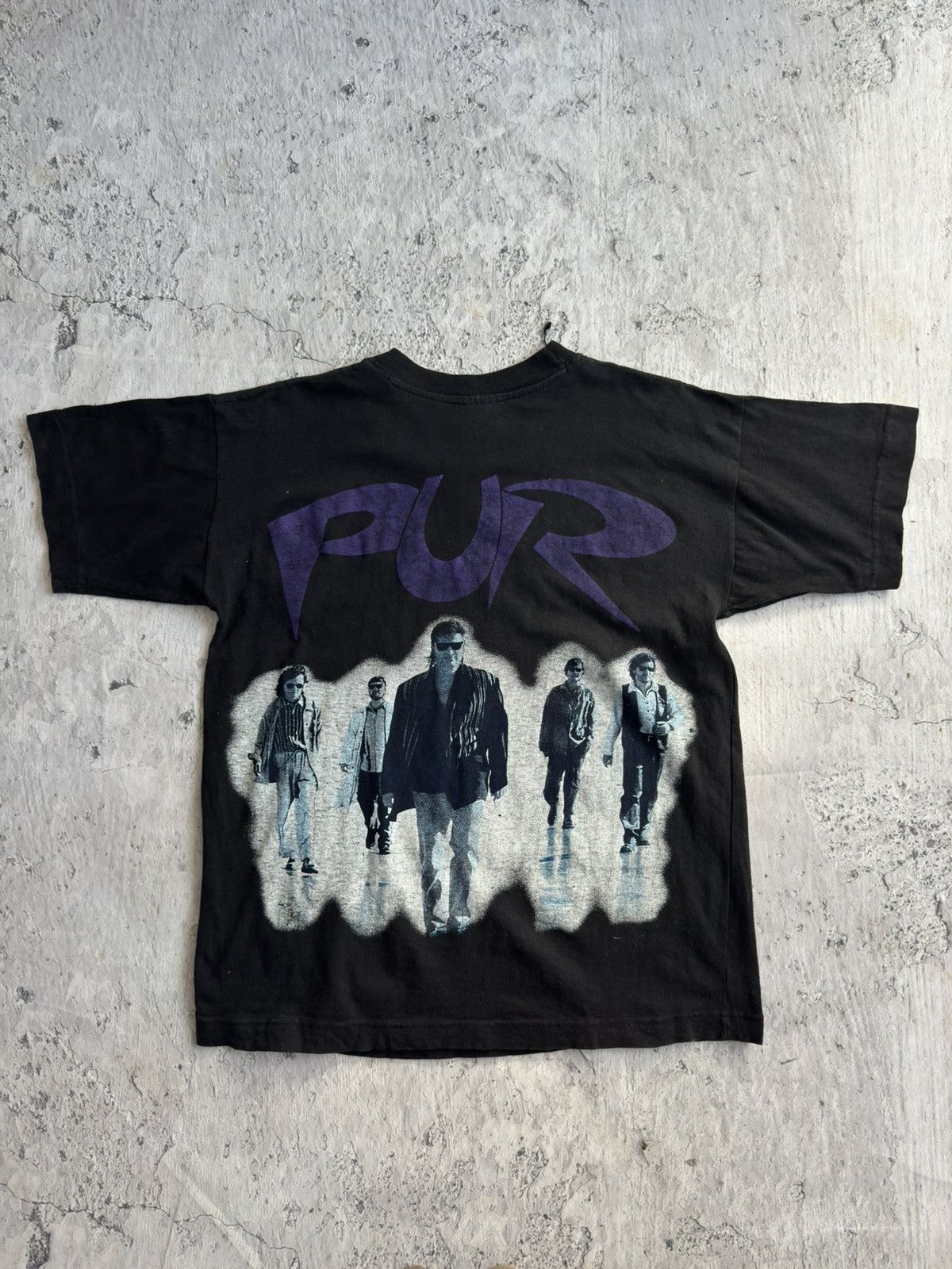 Band Tees × Vintage Vintage 1990 PUR Pop Band T Shirt Tee Size US M / EU 48-50 / 2 - 5 Thumbnail