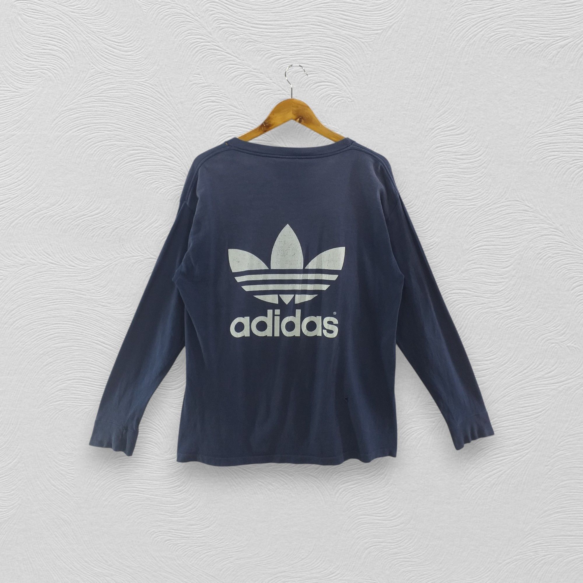 Adidas Vintage 90's Adidas Big Logo Mirror Print - F023 Size US L / EU 52-54 / 3 - 2 Thumbnail
