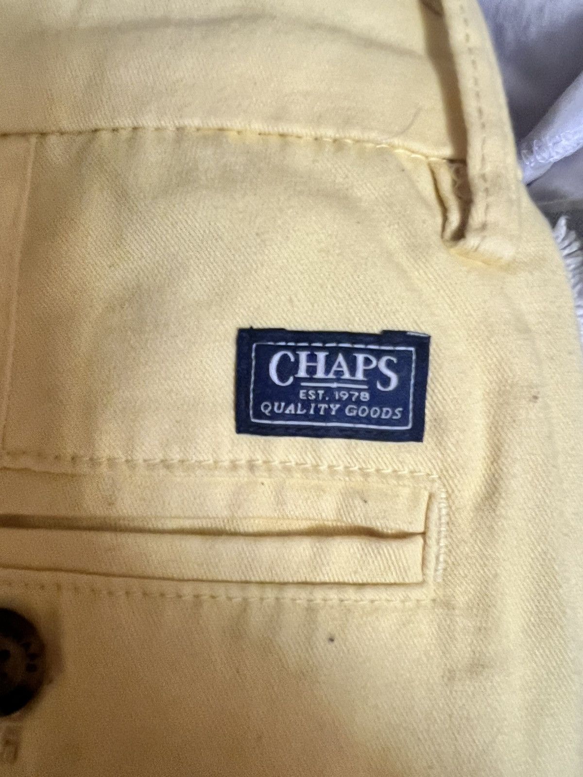 Chaps Yellow Modest Chaps shorts Size US 32 / EU 48 - 5 Thumbnail