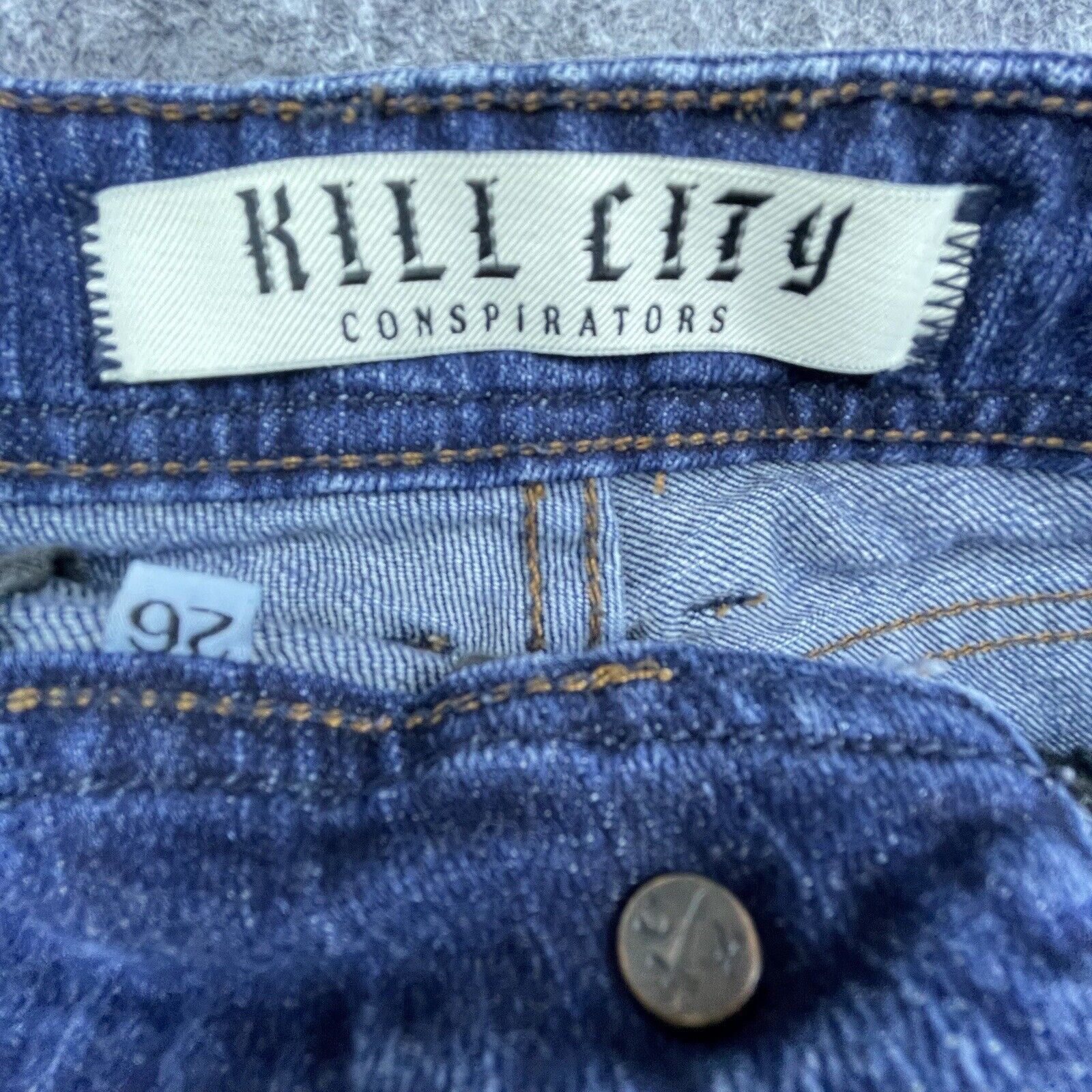 Kill City Kill City Conspirators Cutoff Jean Booty Shorts Womens 26 Size 26" / US 2 / IT 38 - 3 Thumbnail