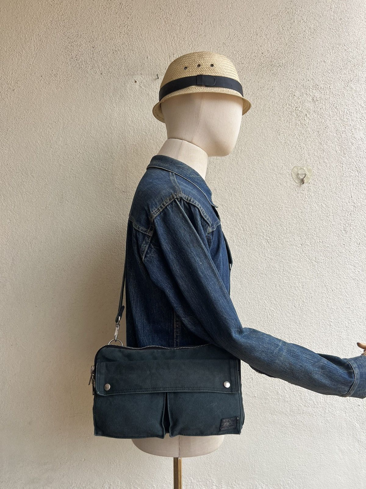 Porter Vintage Porter by Yoshida Peel Off Coated PU Sun Faded Bag Size ONE SIZE - 2 Thumbnail