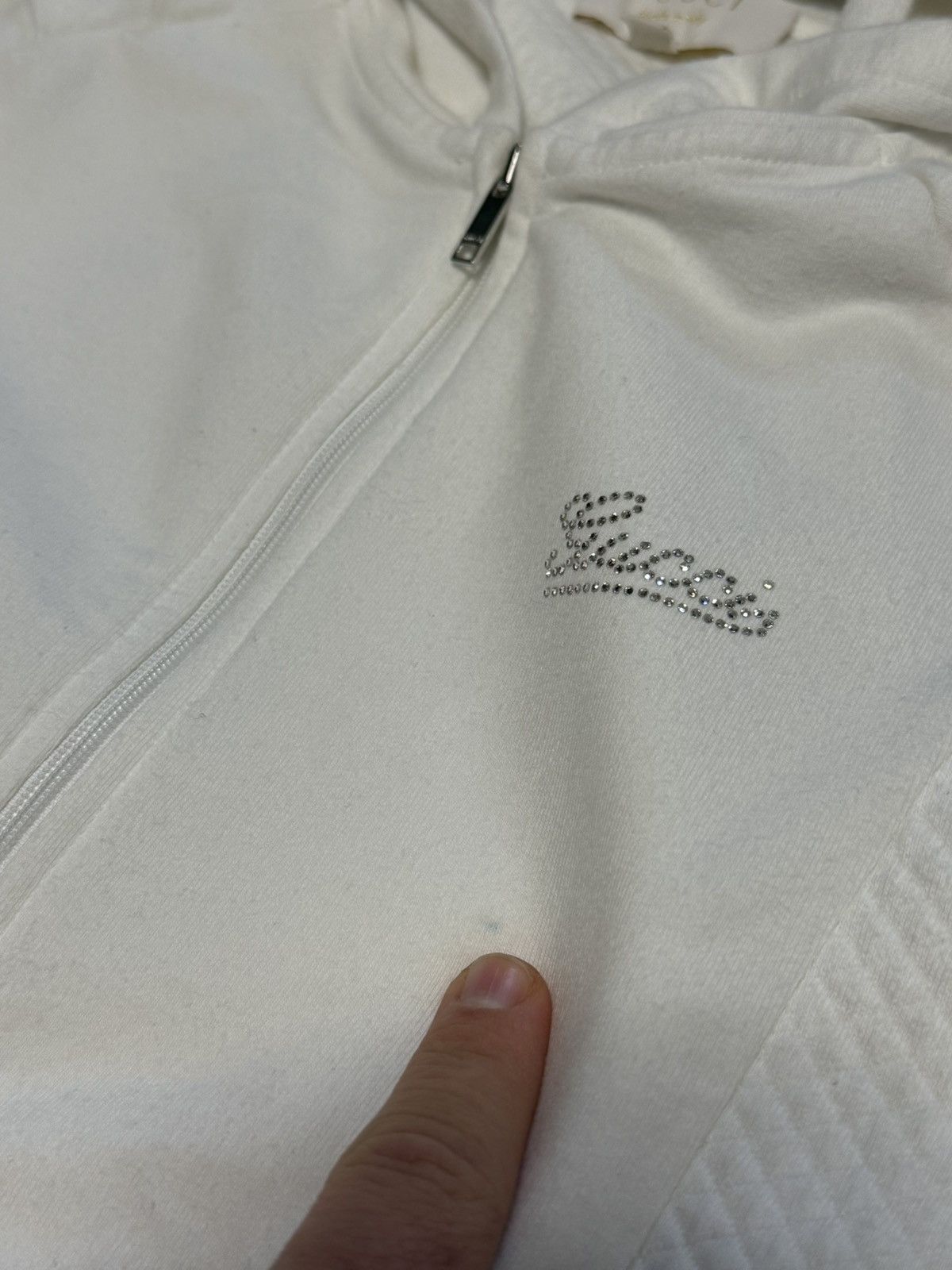 Gucci Gucci women luxury zip hoodie streetwear y2k white Size S / US 4 / IT 40 - 11 Thumbnail