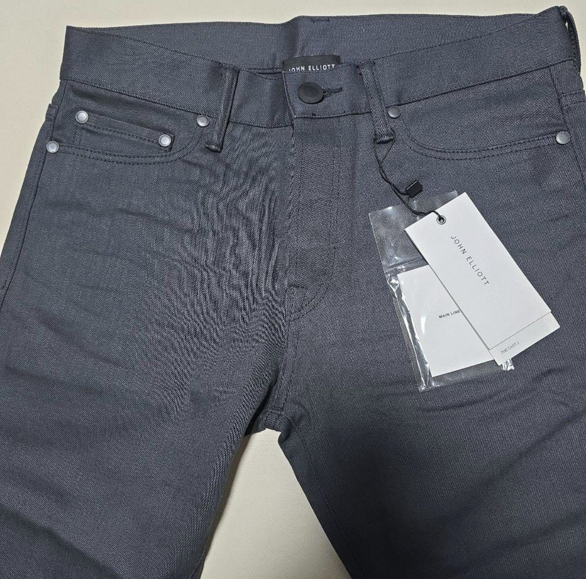 JOHN ELLIOTT CAST 2 RAW DENIM GRAPHITE 29