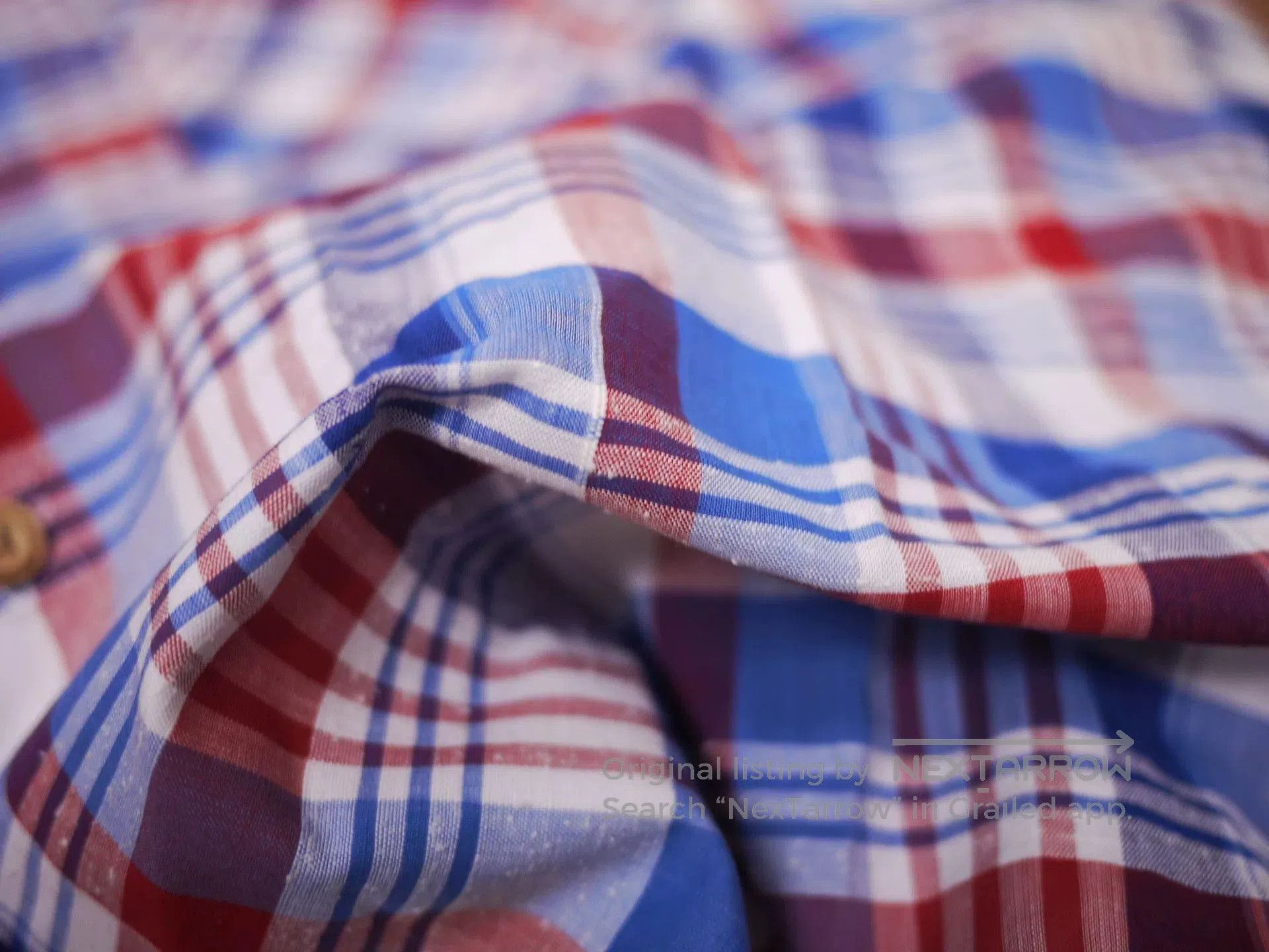 Visvim VISVIM ICT Rust Belt Shirt Blue Check. Size US XXL / EU 58 / 5 - 6 Thumbnail