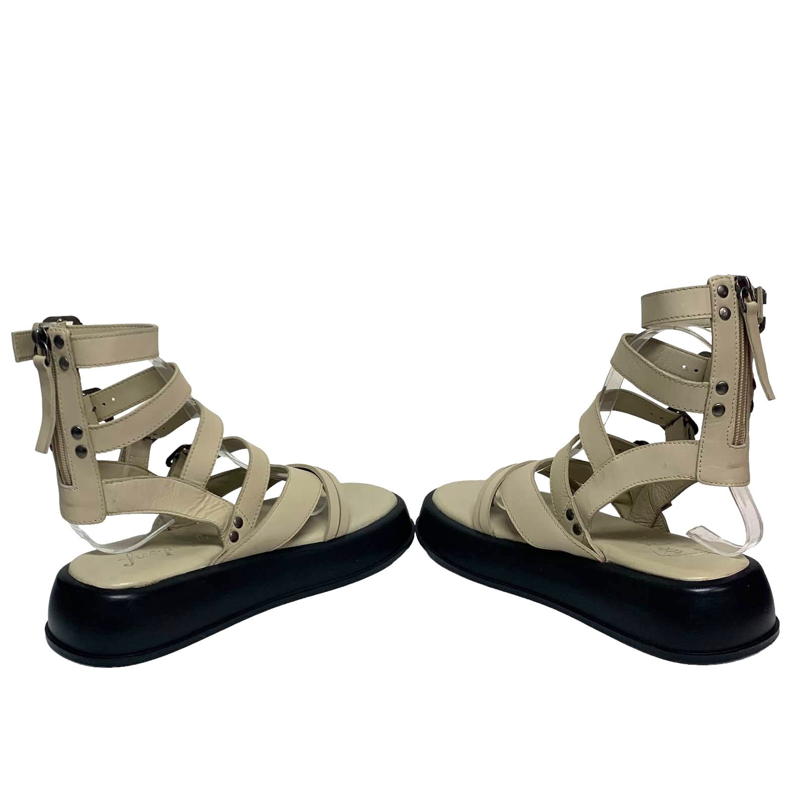 Free People Free People Womens Size 6 Jojo Tan Leather Gladiator Sandals Size US 6 / IT 36 - 7 Thumbnail