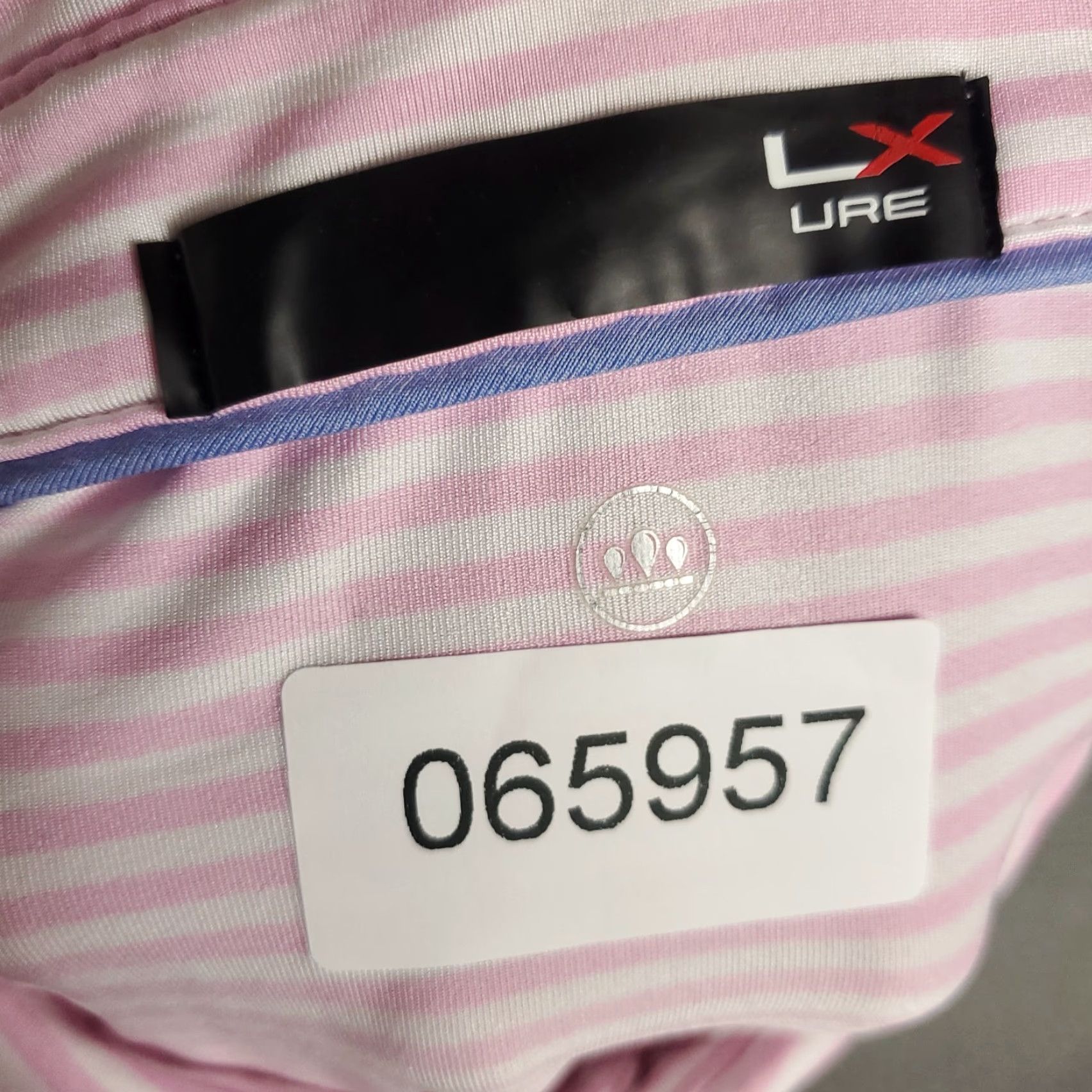 RLX Ralph Lauren RLX Ralph Lauren Polo Shirt Mens Medium Pink Striped Short Sleeve Golf Casual Size US M / EU 48-50 / 2 - 6 Thumbnail