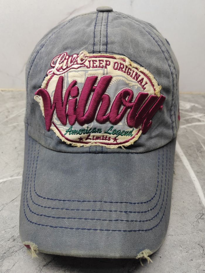 Jeep Vintage JEEP Distressed Style Cap Hat Size ONE SIZE - 2 Thumbnail