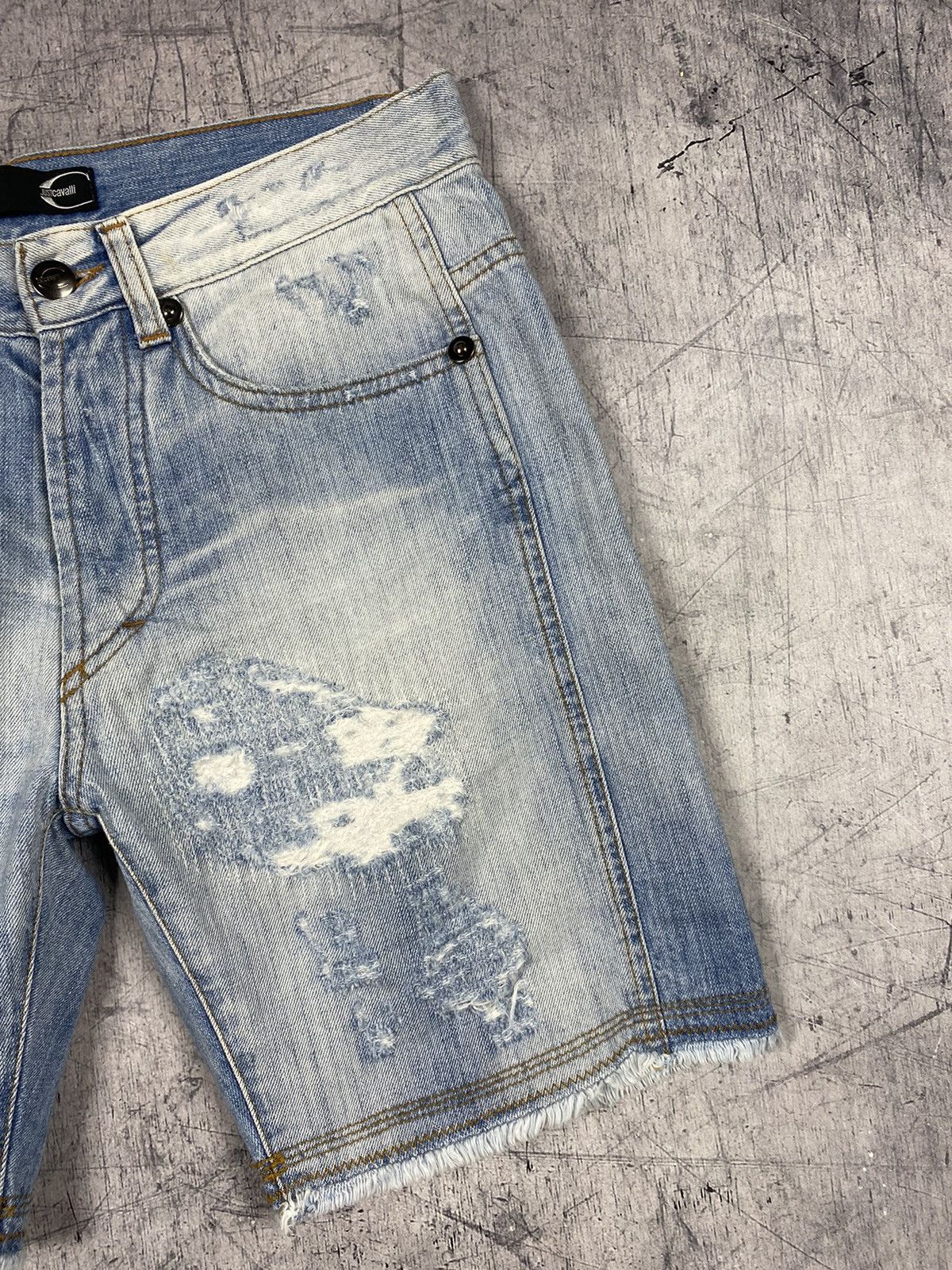 Just Cavalli Vintage Just Cavalli Designer Denim Jeans Shorts Size US 30 / EU 46 - 3 Thumbnail