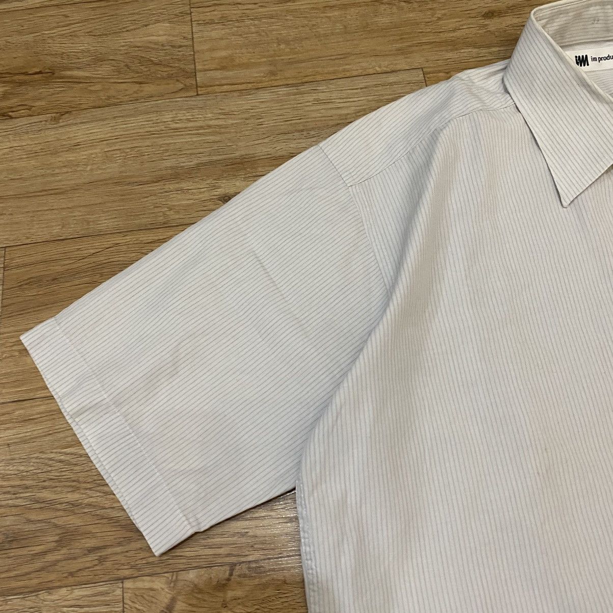 Issey Miyake Vintage IM Product By Issey Miyake Stripe Button Up Shirt Size US L / EU 52-54 / 3 - 5 Thumbnail