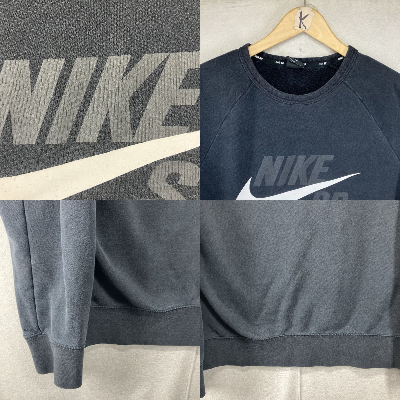 Nike Nike SB Enigma Sweatshirt Mens L Black Round Neck Pullover Graphic Print Embroidered Logo 2018 Skating City Classic All Seasons Sweatshirt Size US L / EU 52-54 / 3 - 8 Thumbnail