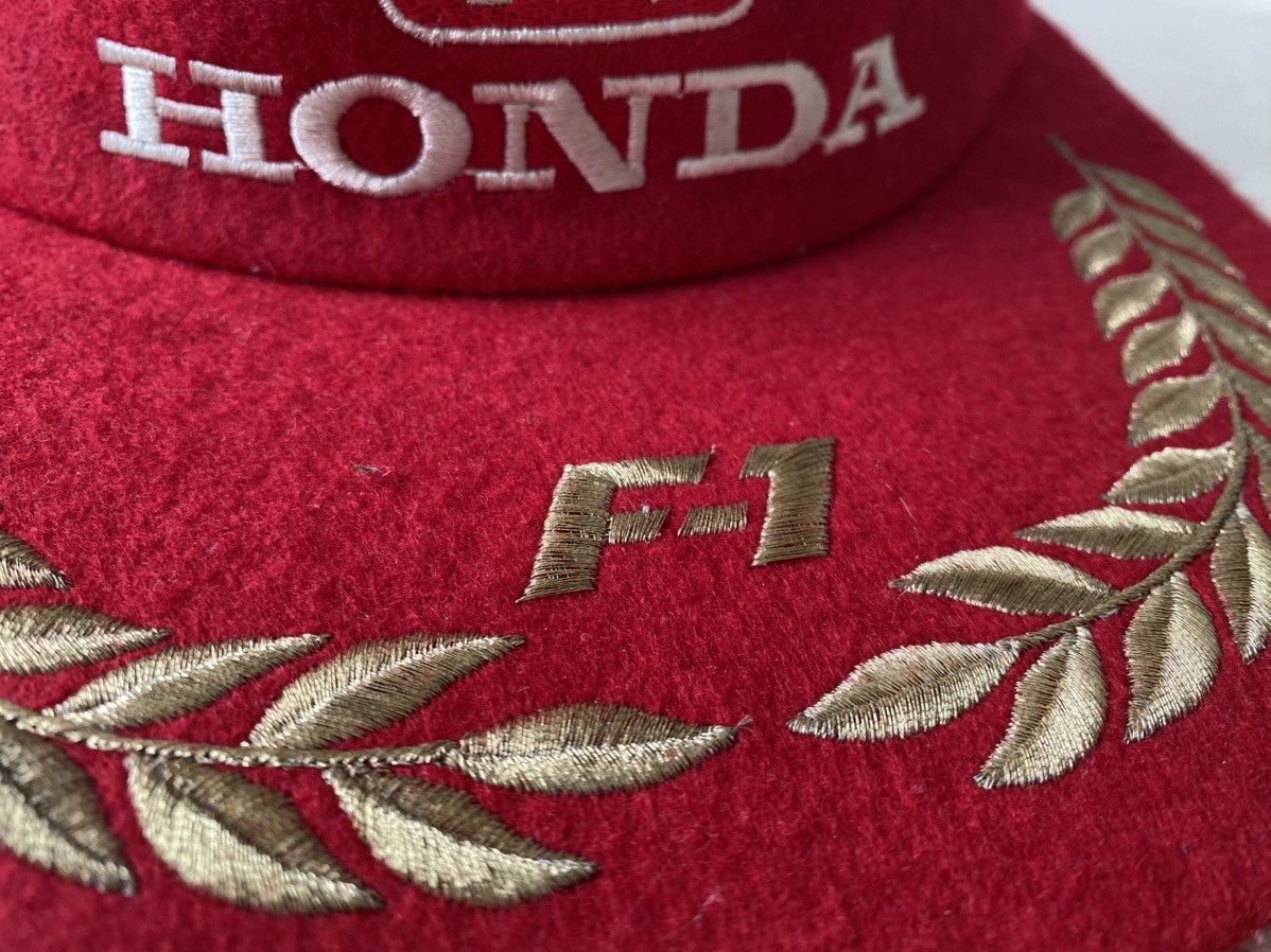 Honda Vintage Honda F1 Grand Prix Racing Wool Felt Podium Cap Size ONE SIZE - 2 Thumbnail