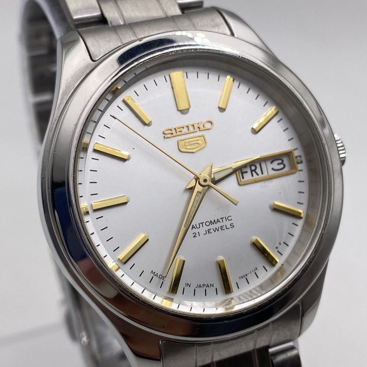 Seiko SEIKO 5 AUTOMATIC 7S26 VINTAGE MEN’S WRISTWATCH Size 36 - 2 Thumbnail