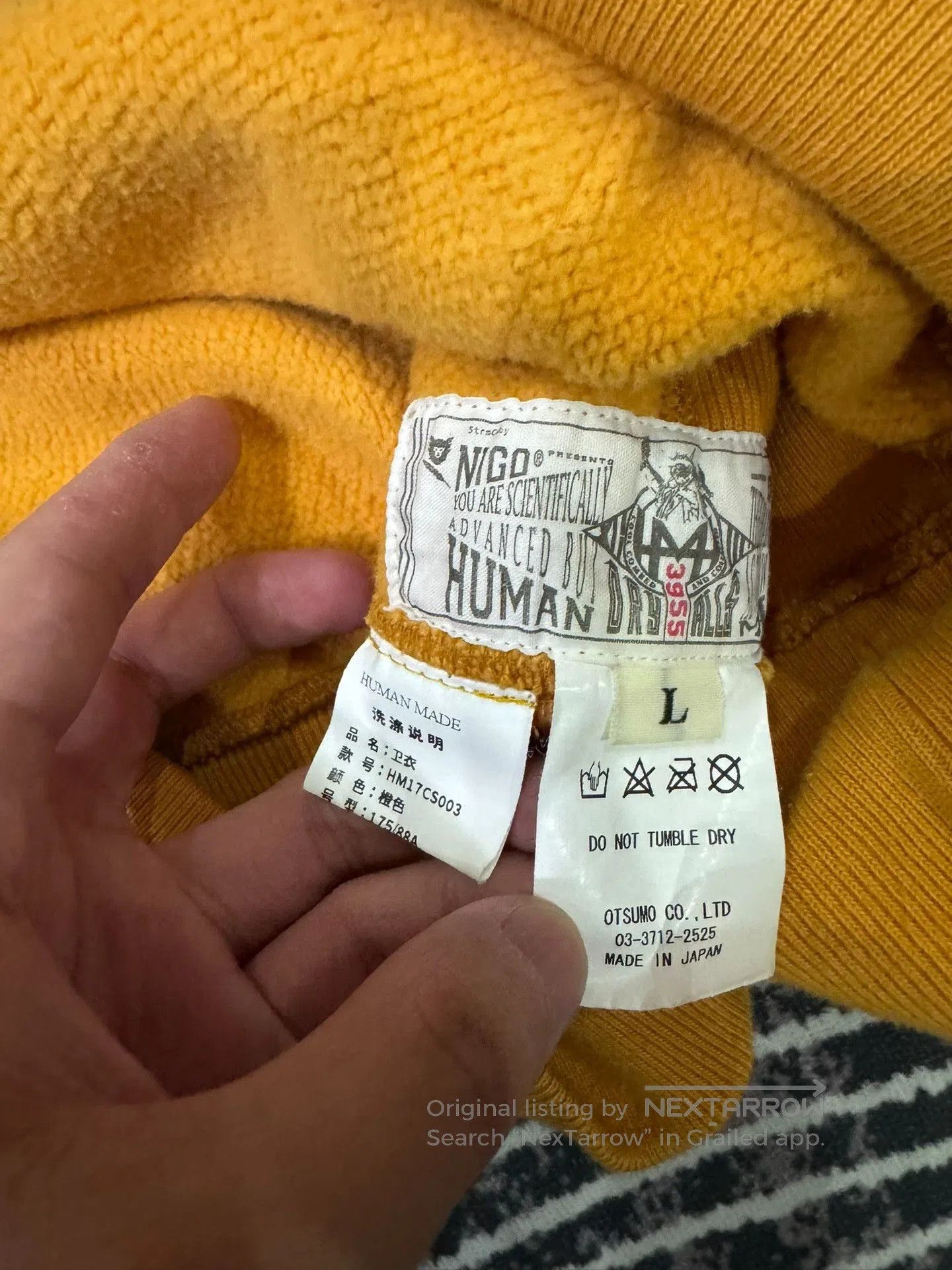 Human Made Human Made 19AW English Print Hoodie. Size US L / EU 52-54 / 3 - 5 Thumbnail