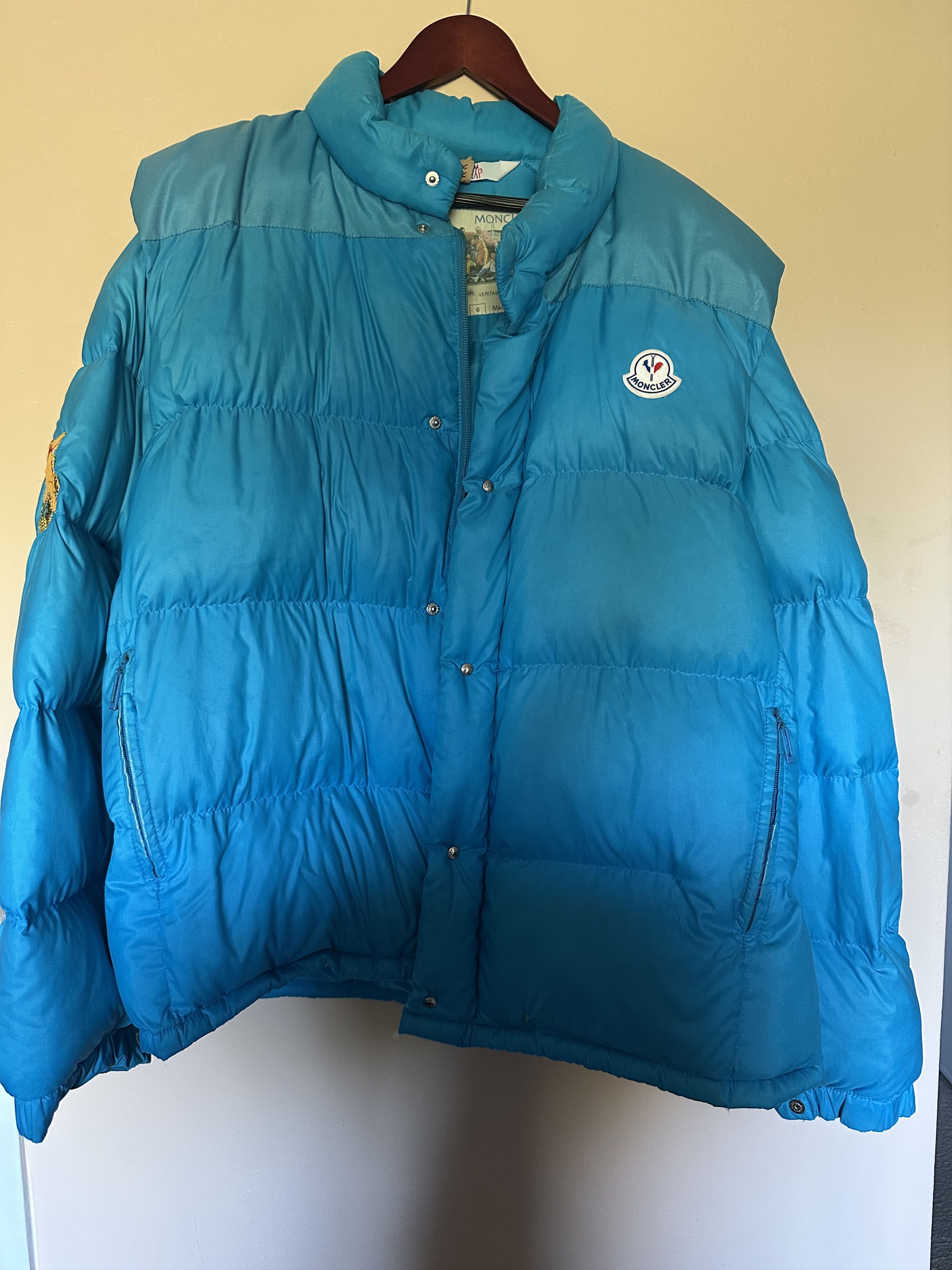 Moncler Light blue moncler puffer coat, size 6 Size US XXL / EU 58 / 5 - 1 Thumbnail