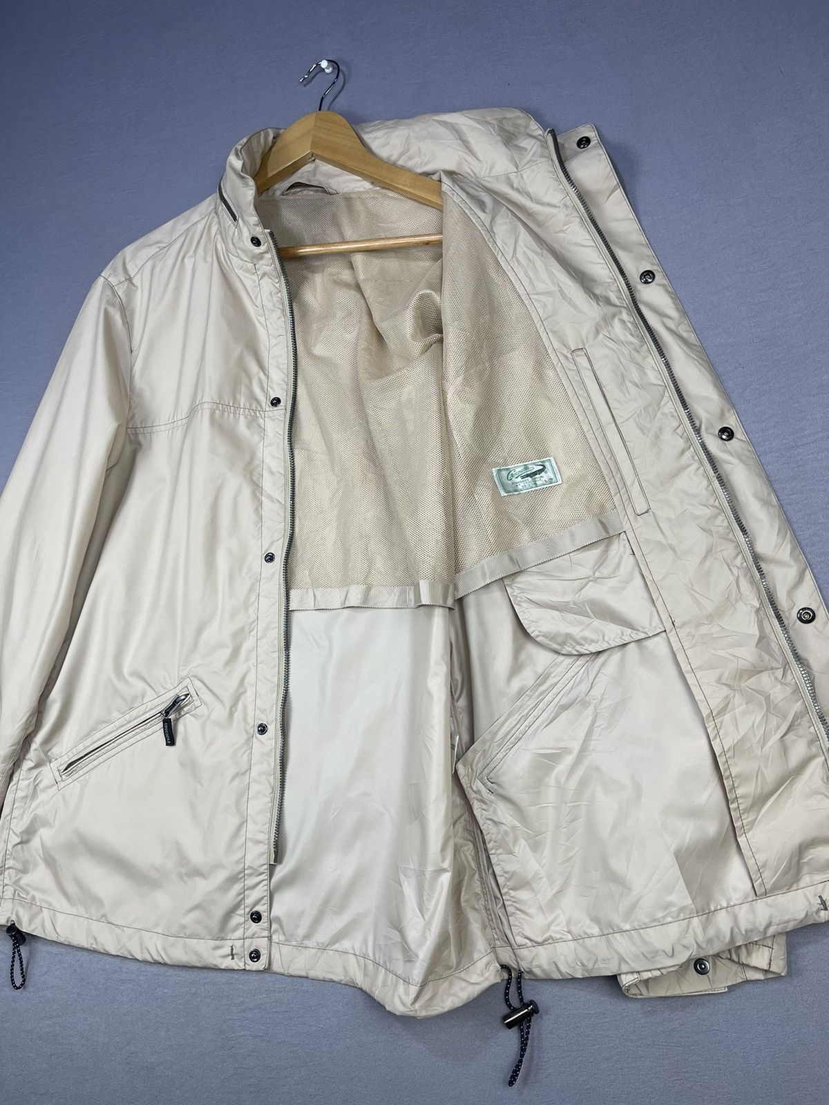 Japanese Brand CROCODILE BRAND 3 Pocket Zip Button Wind Breakers Size US L / EU 52-54 / 3 - 6 Thumbnail